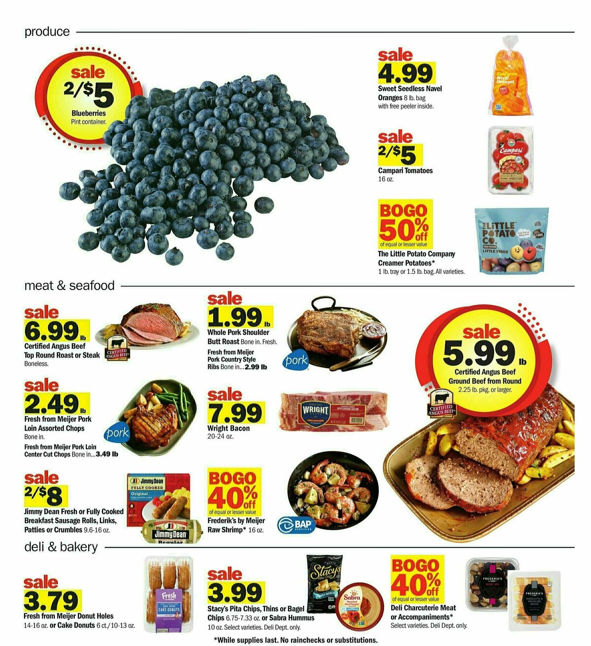 Meijer Weekly Ad from January 12