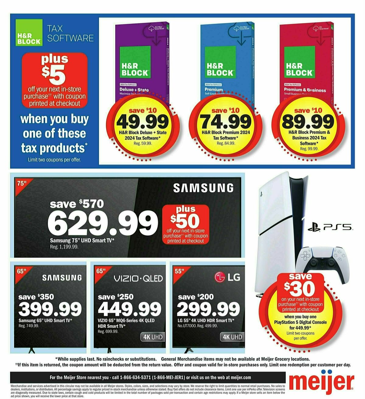 Meijer More deals across the store Weekly Ad from January 12