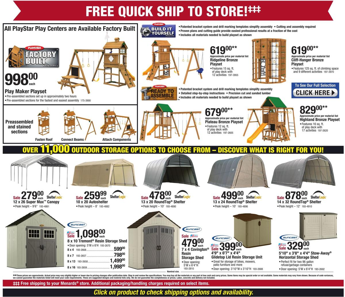 Menards Construction Sale Weekly Ad from June 2