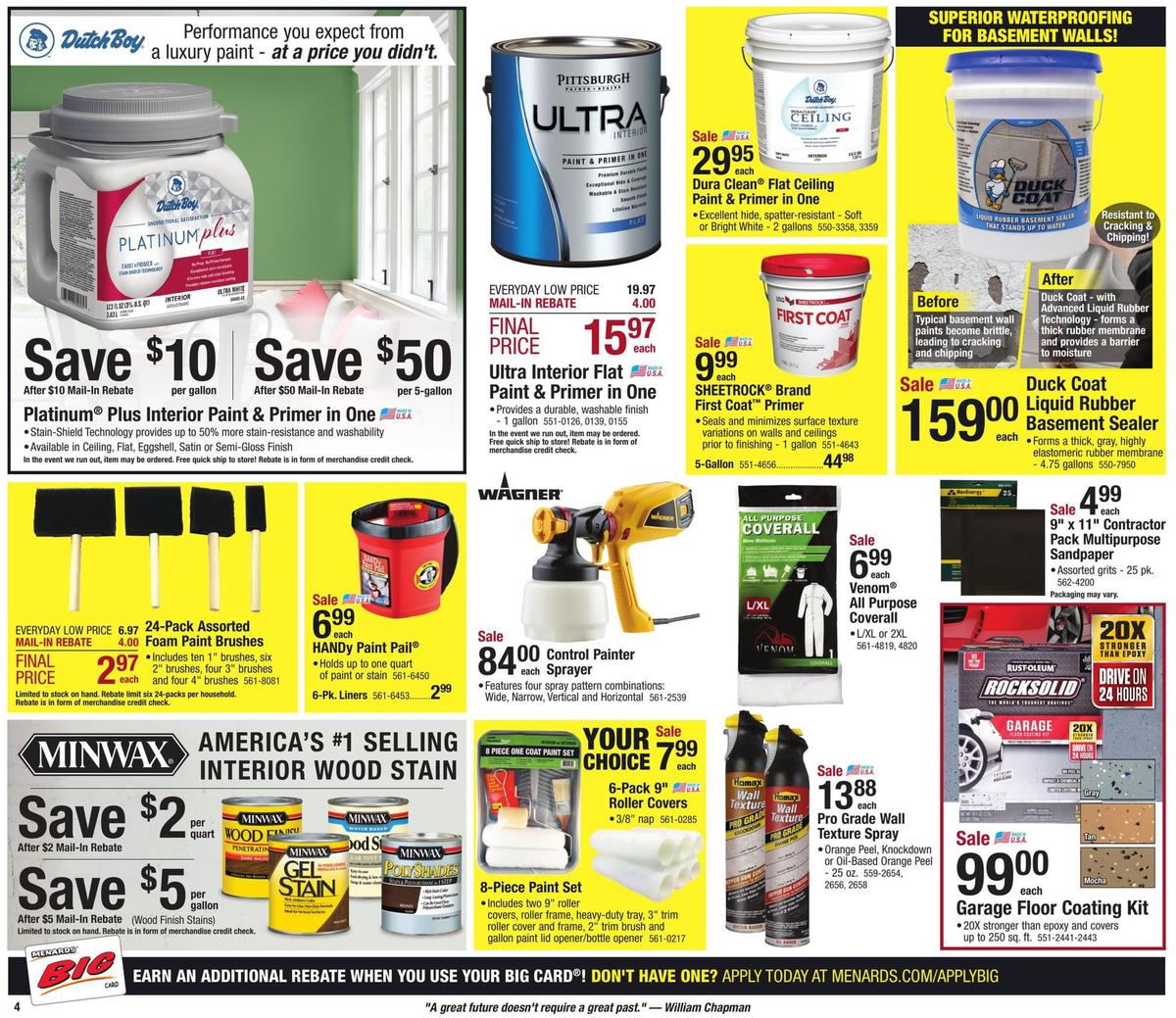 Menards Construction Sale Weekly Ad from June 2