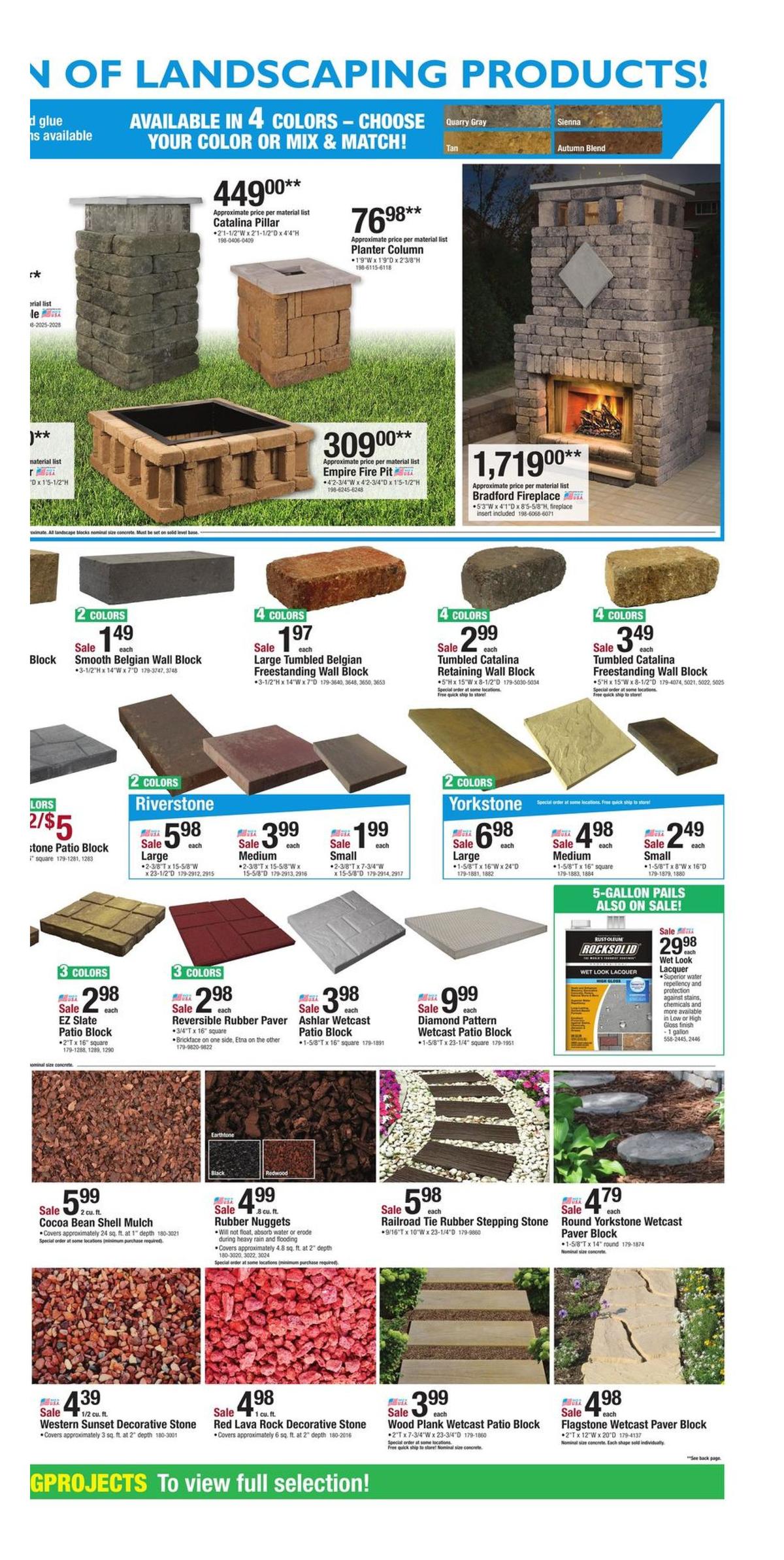 Menards Decks and Landscaping Weekly Ad from June 5