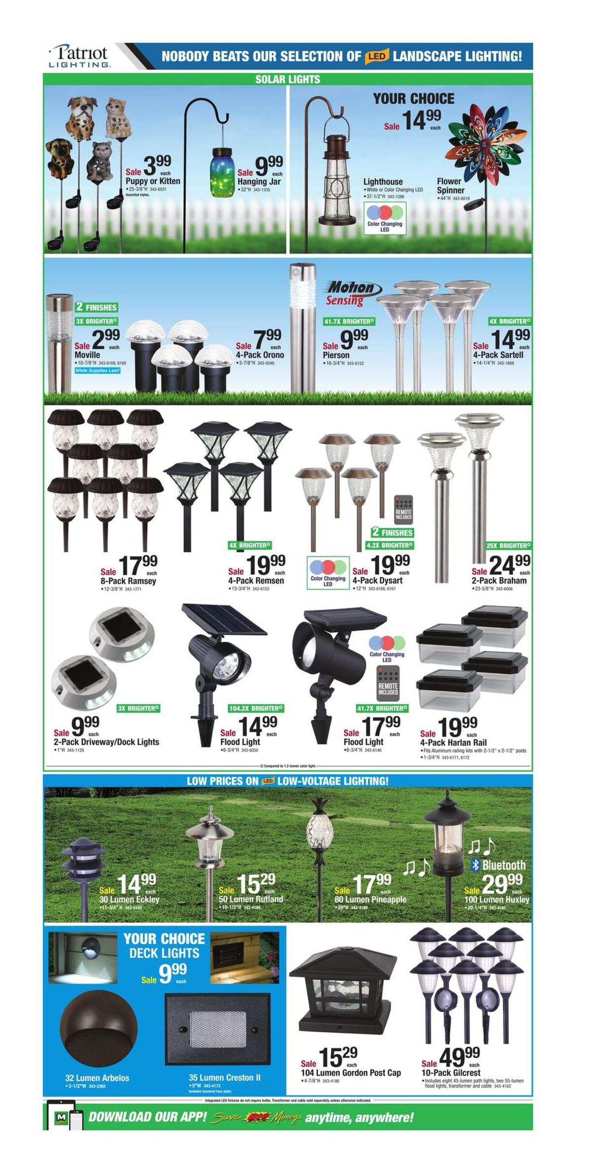 Menards Decks and Landscaping Weekly Ad from June 5