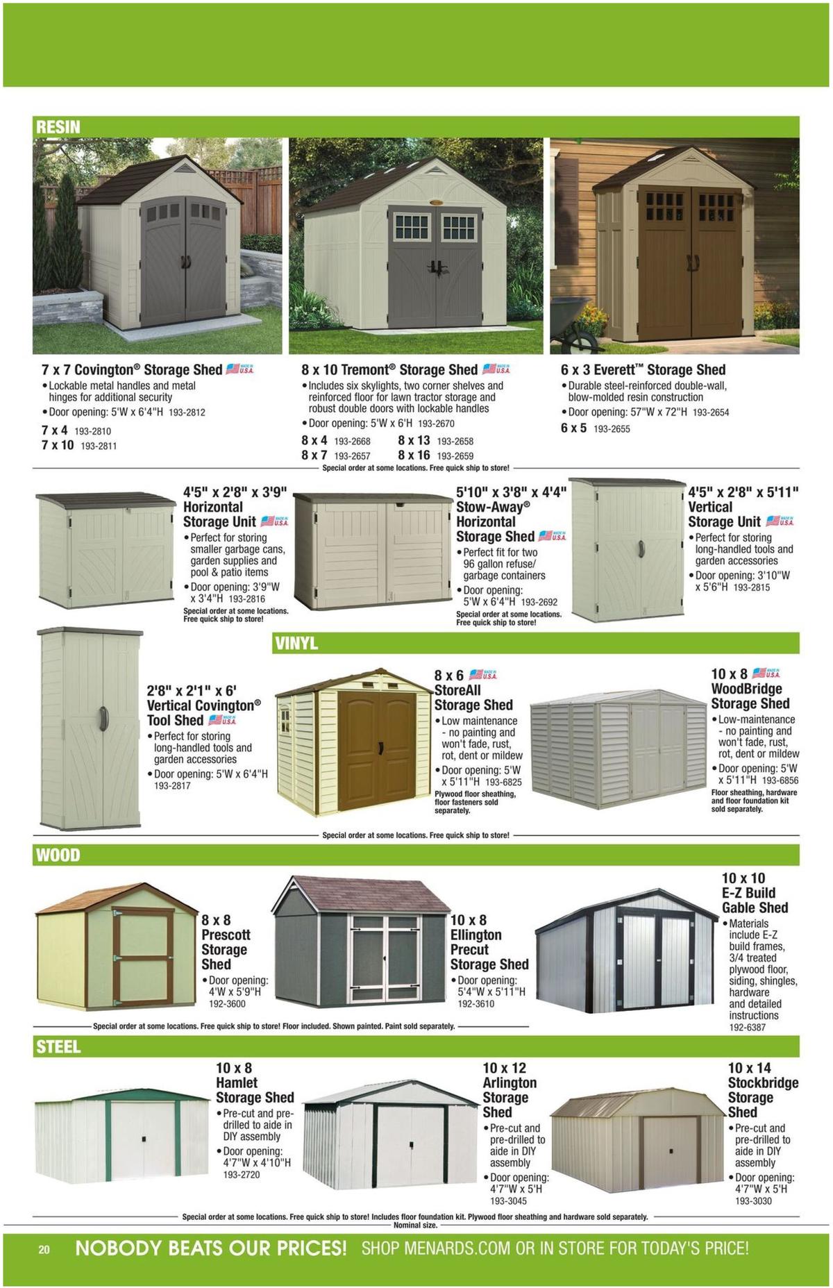 Menards Lawn & Garden Weekly Ad from May 3