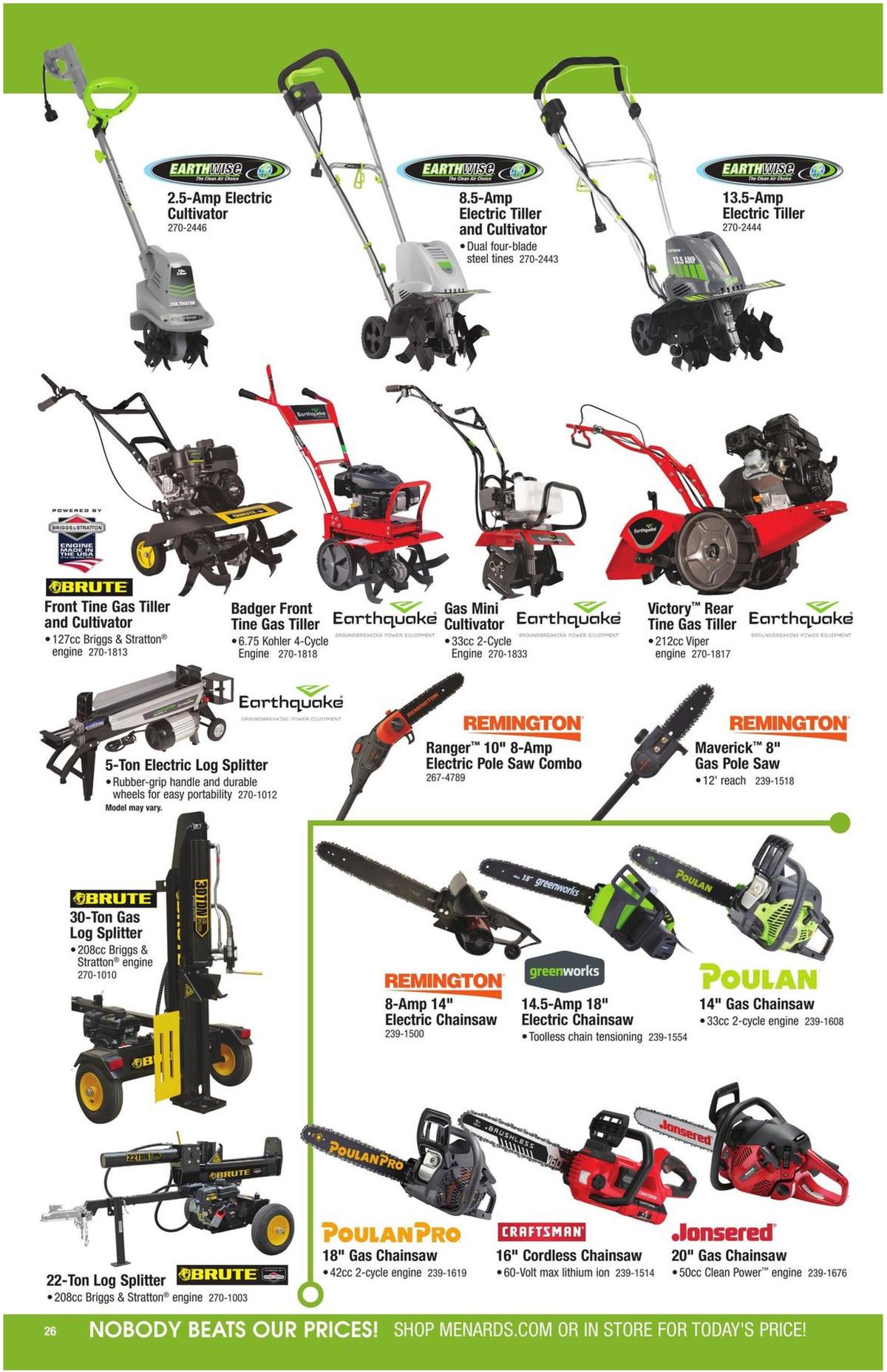 Menards Lawn & Garden Weekly Ad from May 3