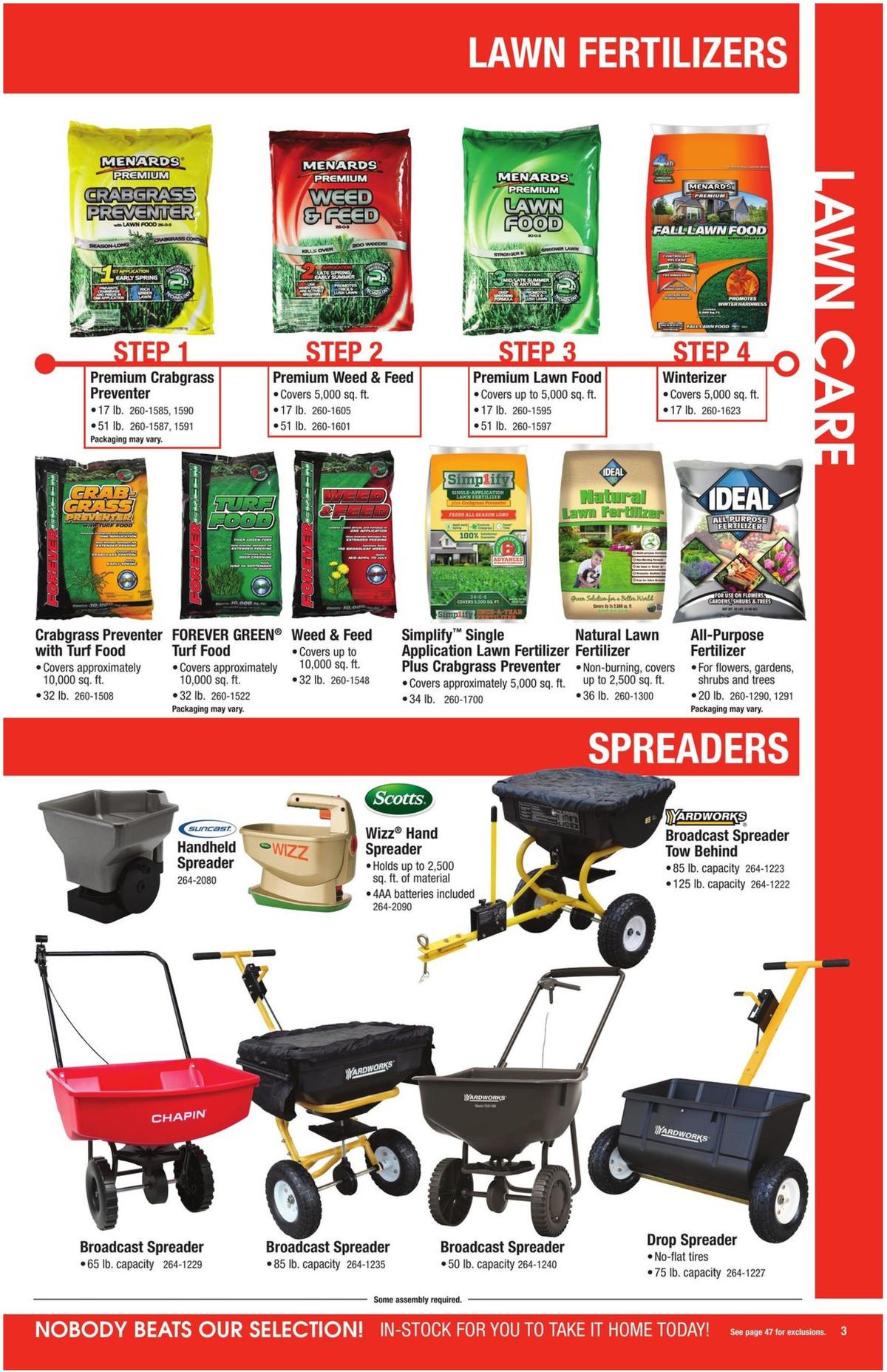 Menards Lawn & Garden Weekly Ad from May 3