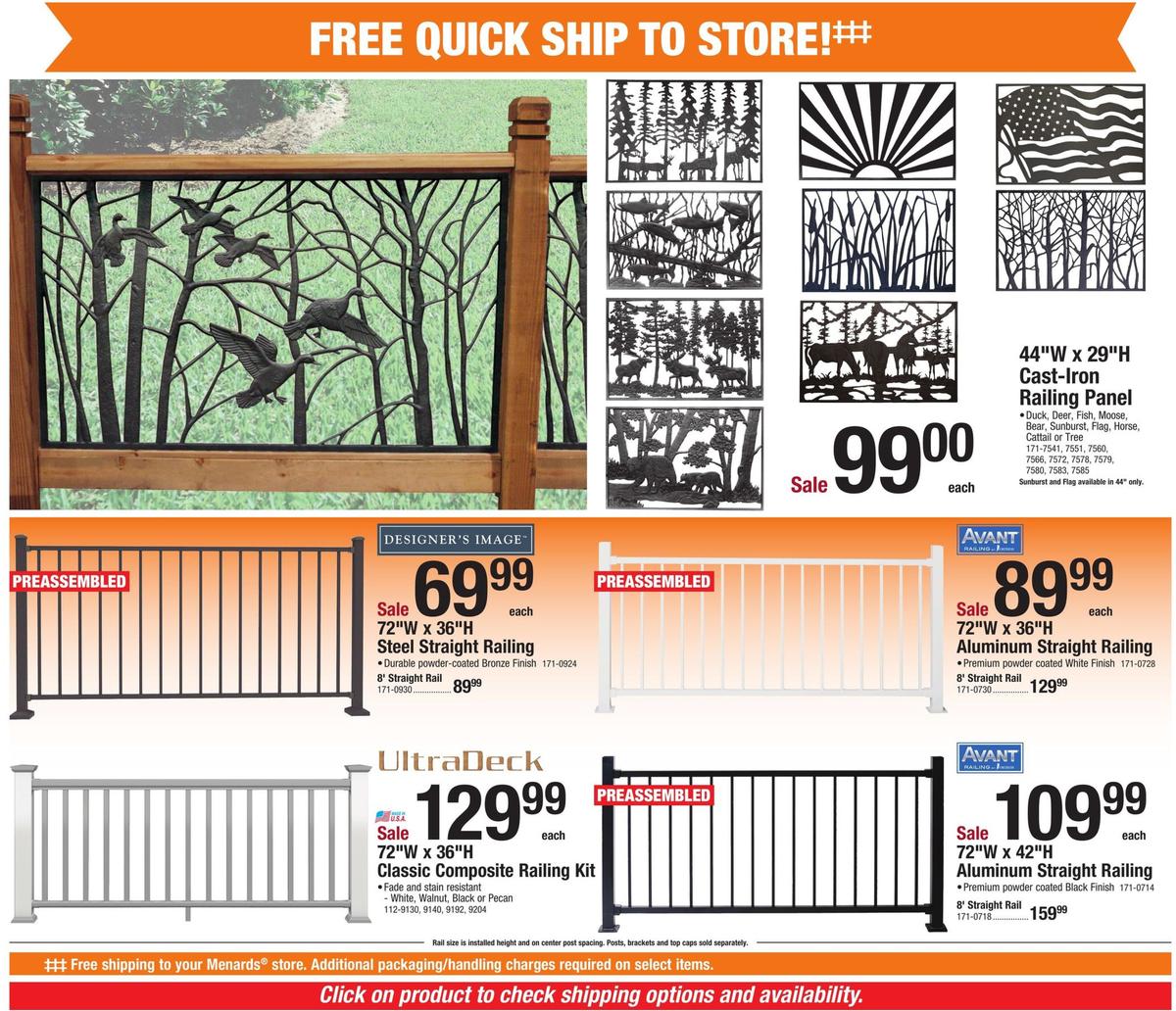 Menards Red Hot Sale Weekly Ad from July 21