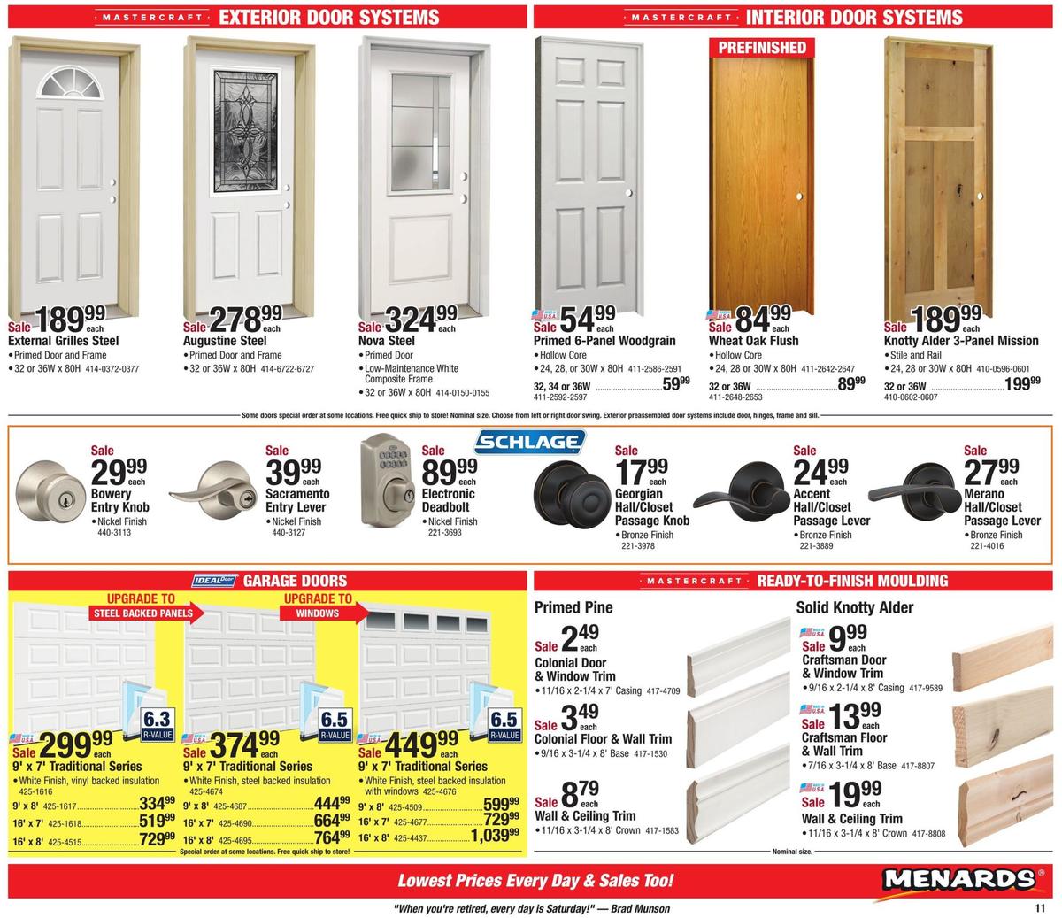 Menards Red Hot Sale Weekly Ad from July 21