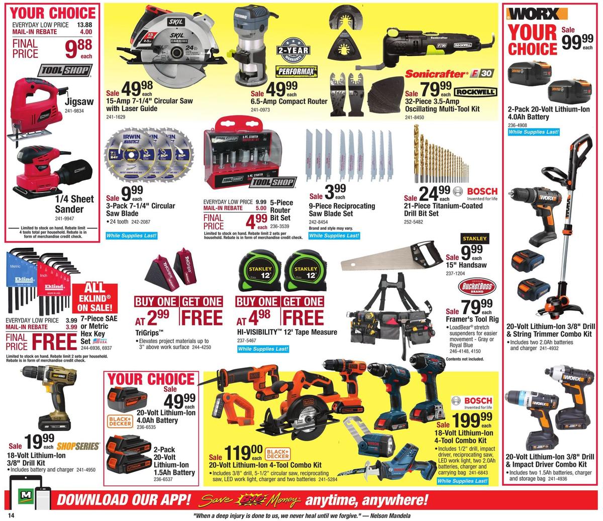 Menards Red Hot Sale Weekly Ad from July 21