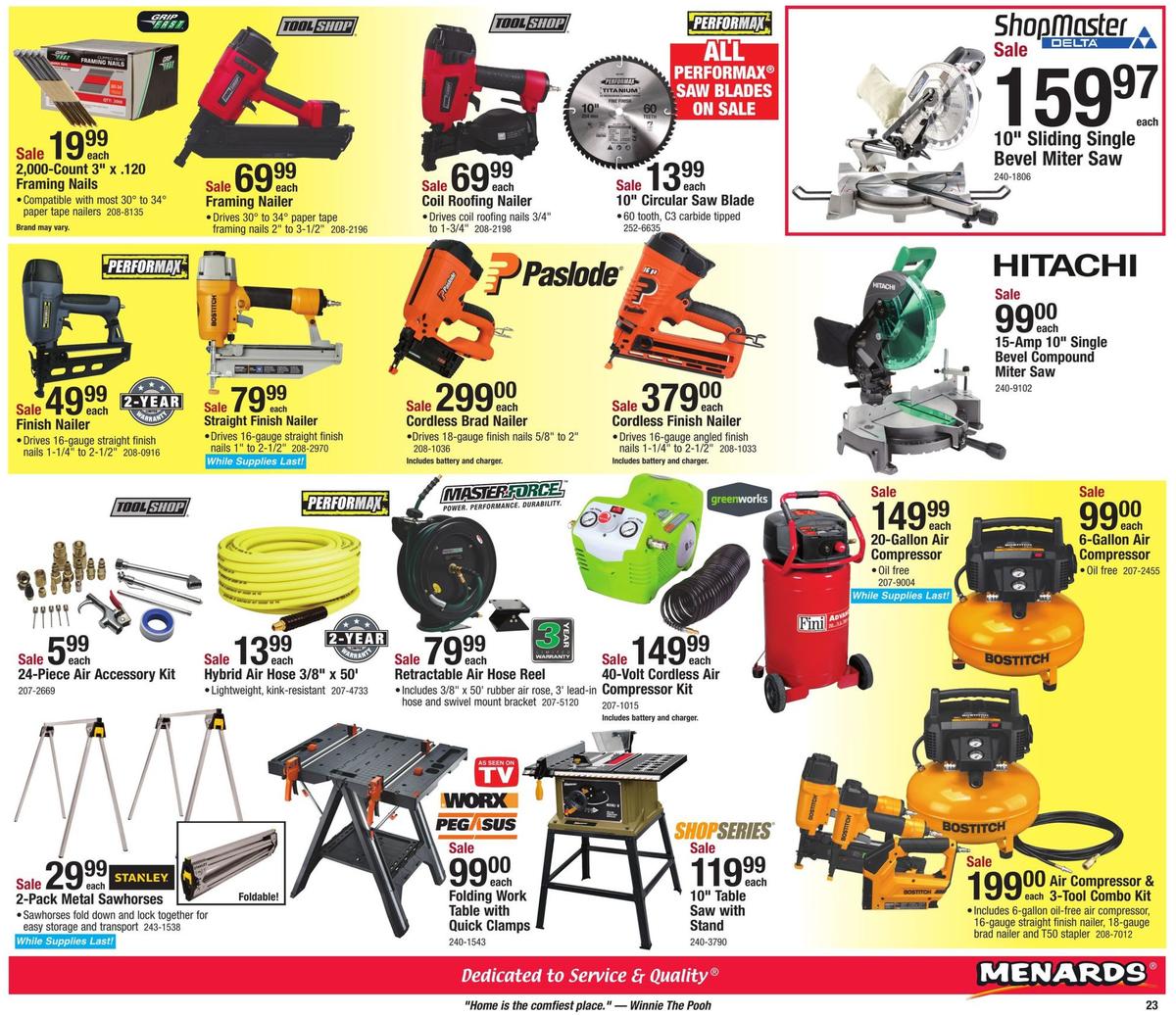 Menards Red Hot Sale Weekly Ad from July 21