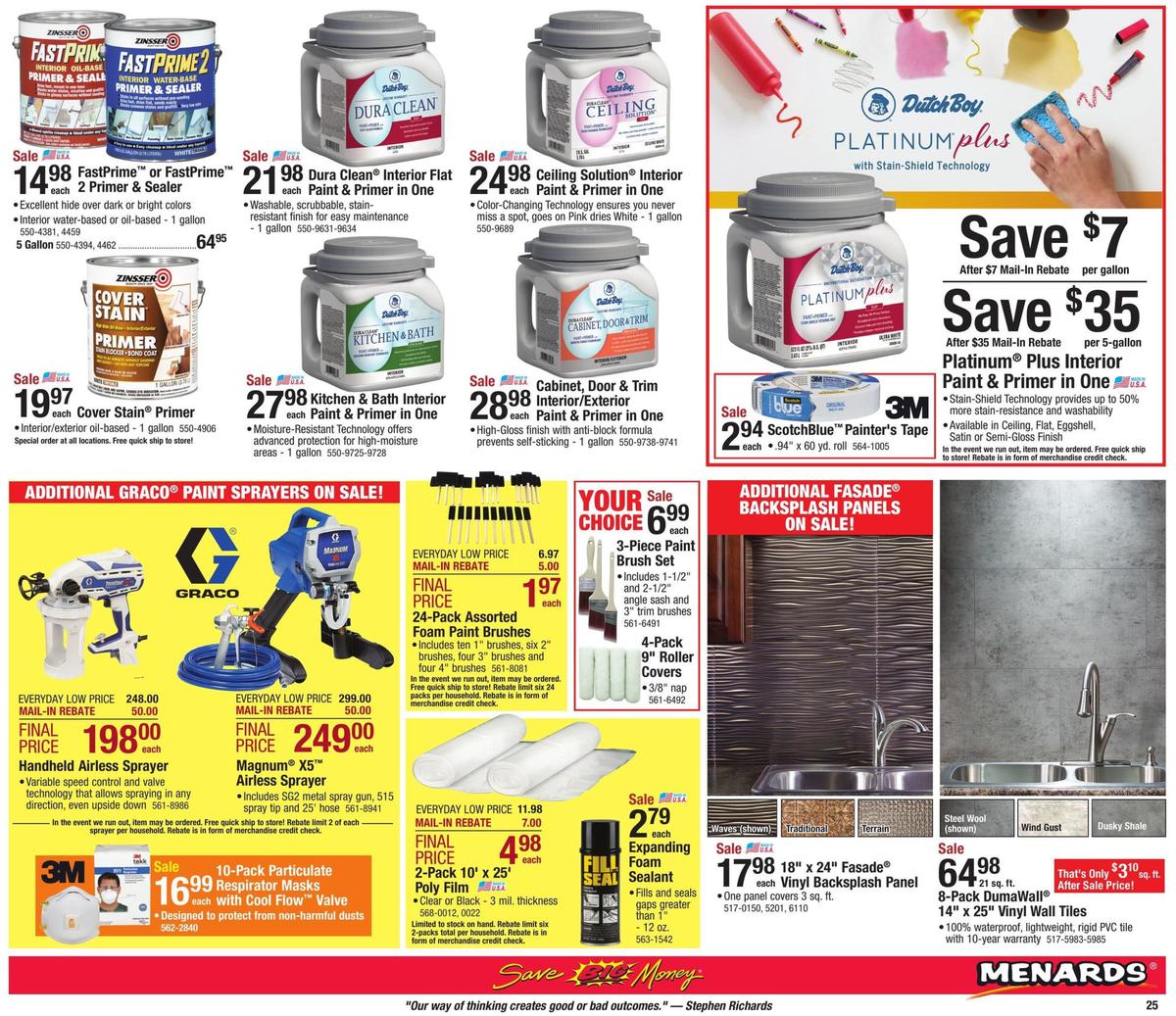 Menards Red Hot Sale Weekly Ad from July 21