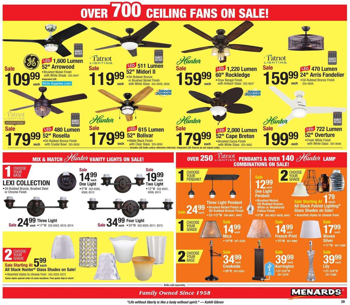 Menards Red Hot Sale Weekly Ad from July 21