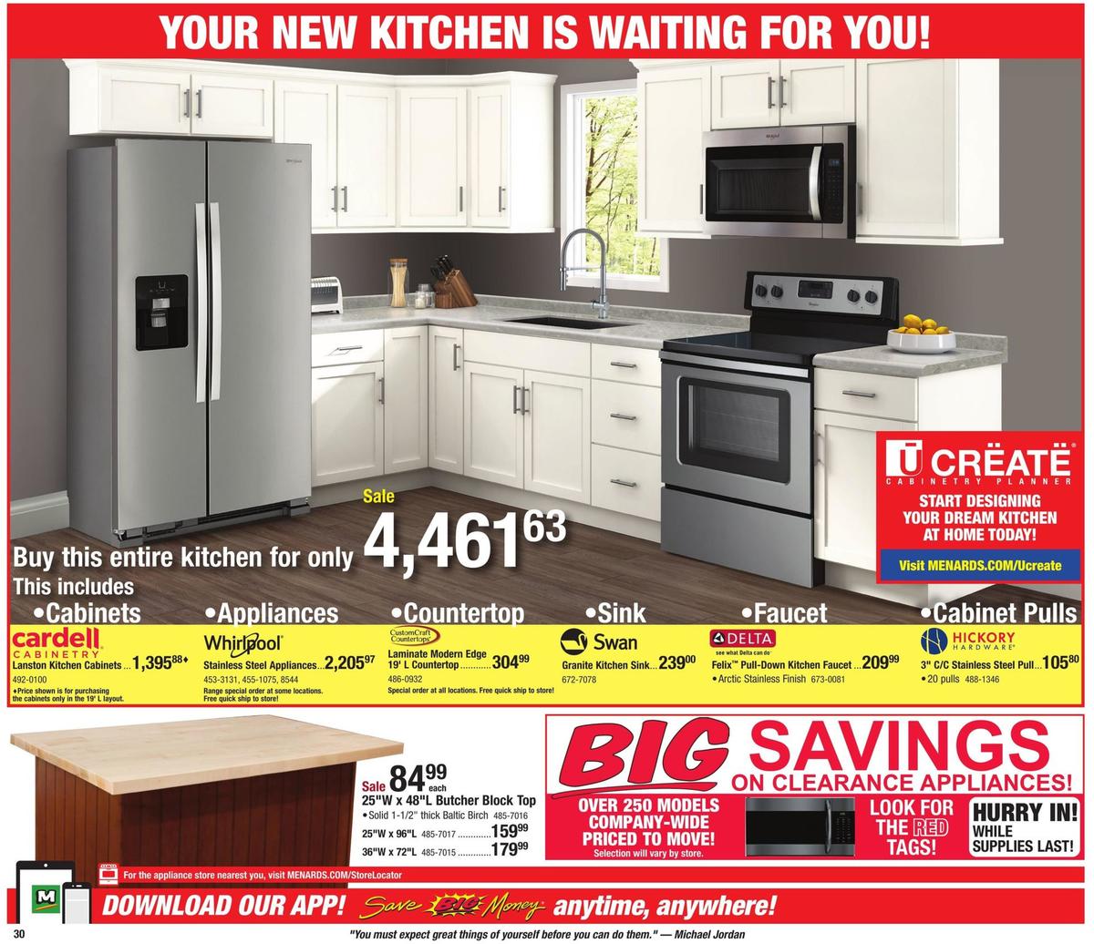 Menards Red Hot Sale Weekly Ad from July 21