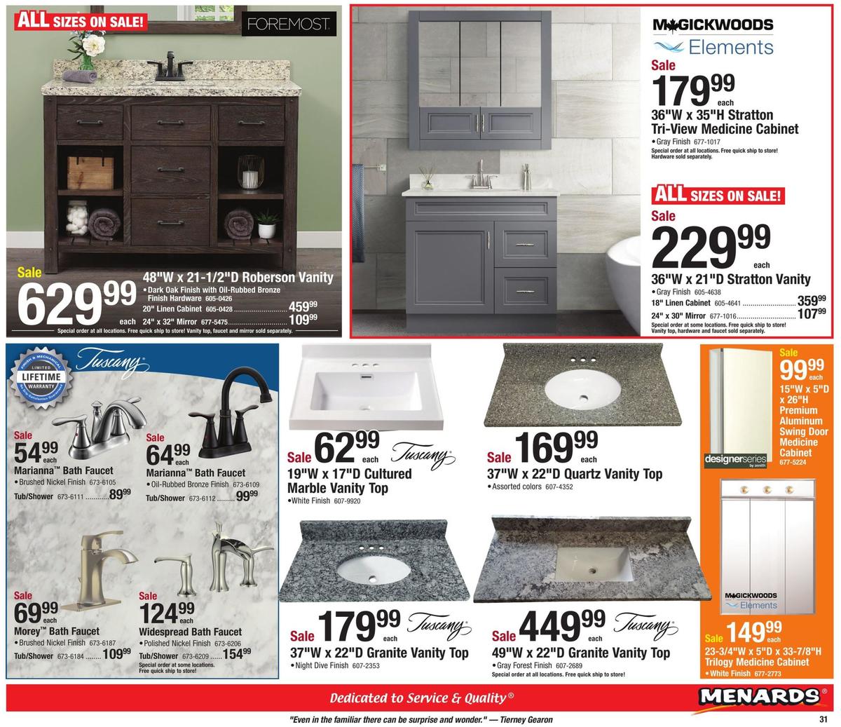 Menards Red Hot Sale Weekly Ad from July 21