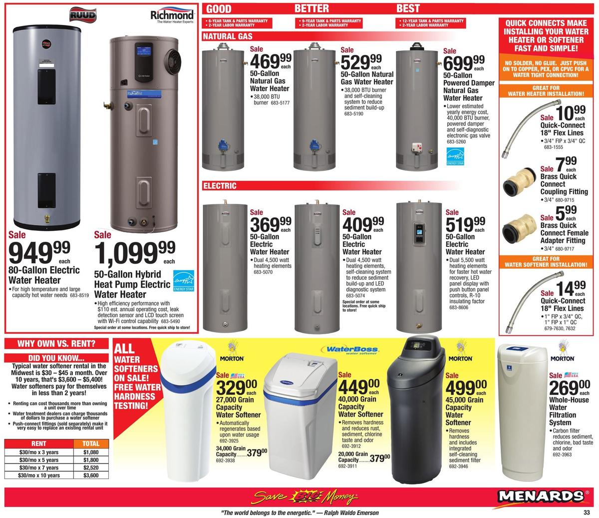 Menards Red Hot Sale Weekly Ad from July 21