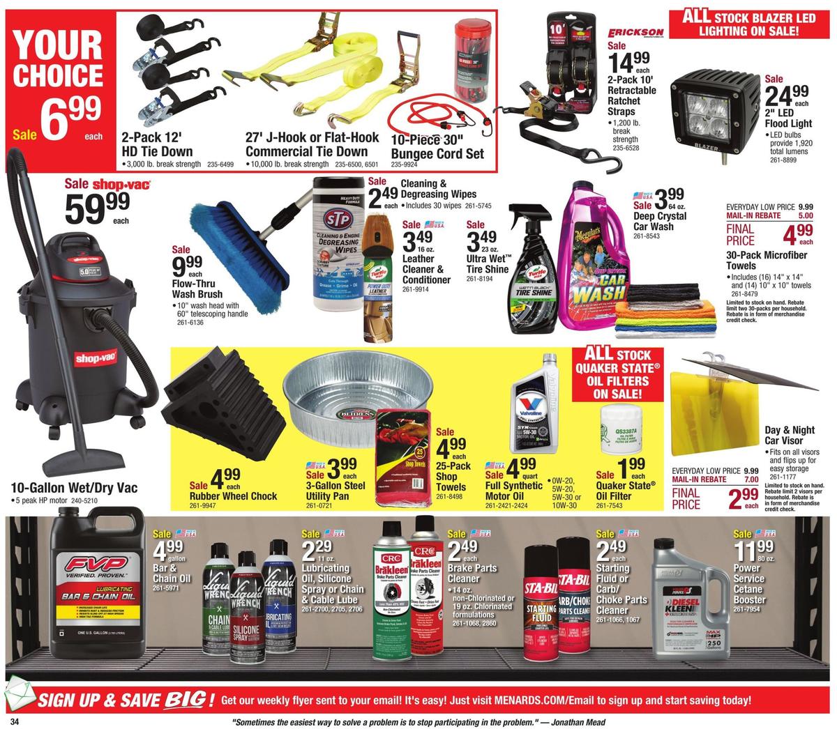 Menards Red Hot Sale Weekly Ad from July 21