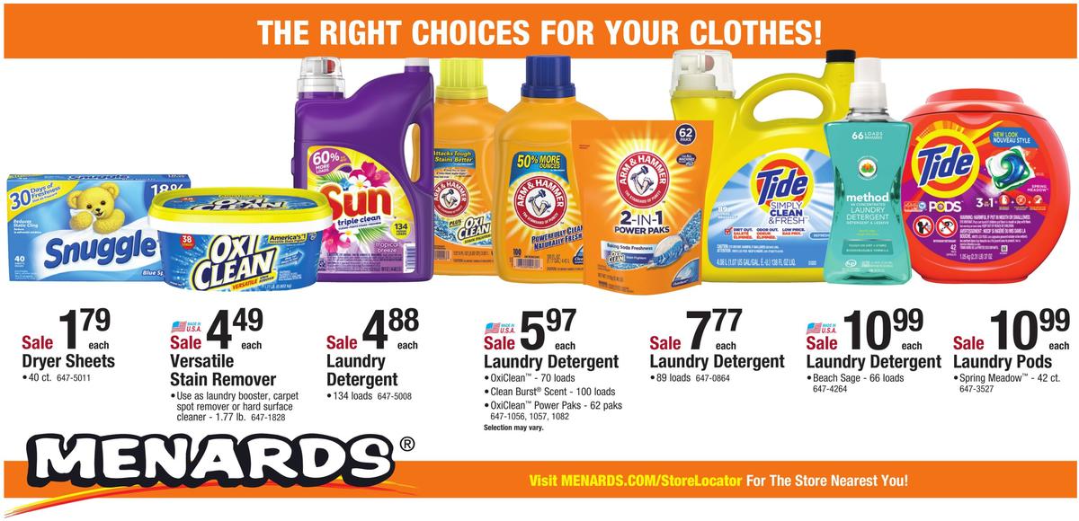 Menards Red Hot Sale Weekly Ad from July 21