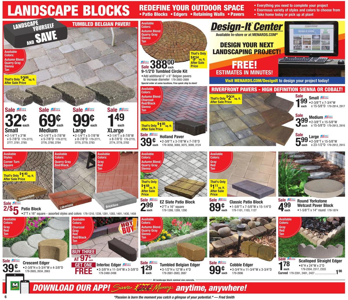 Menards Red Hot Sale Weekly Ad from July 21