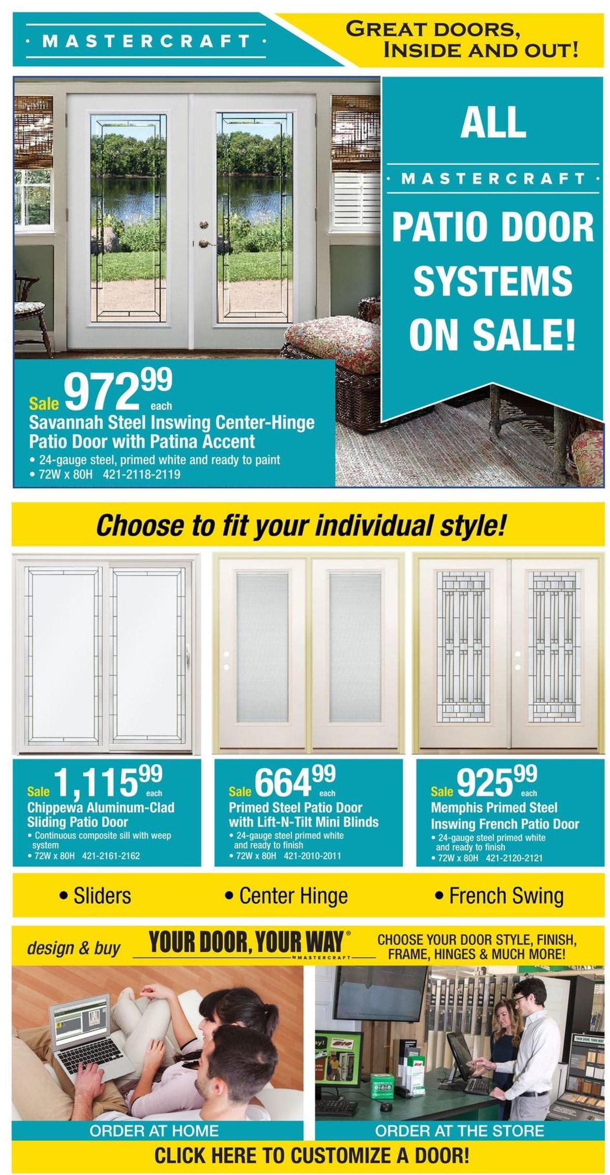 Menards Door and Window Sale Weekly Ad from July 24