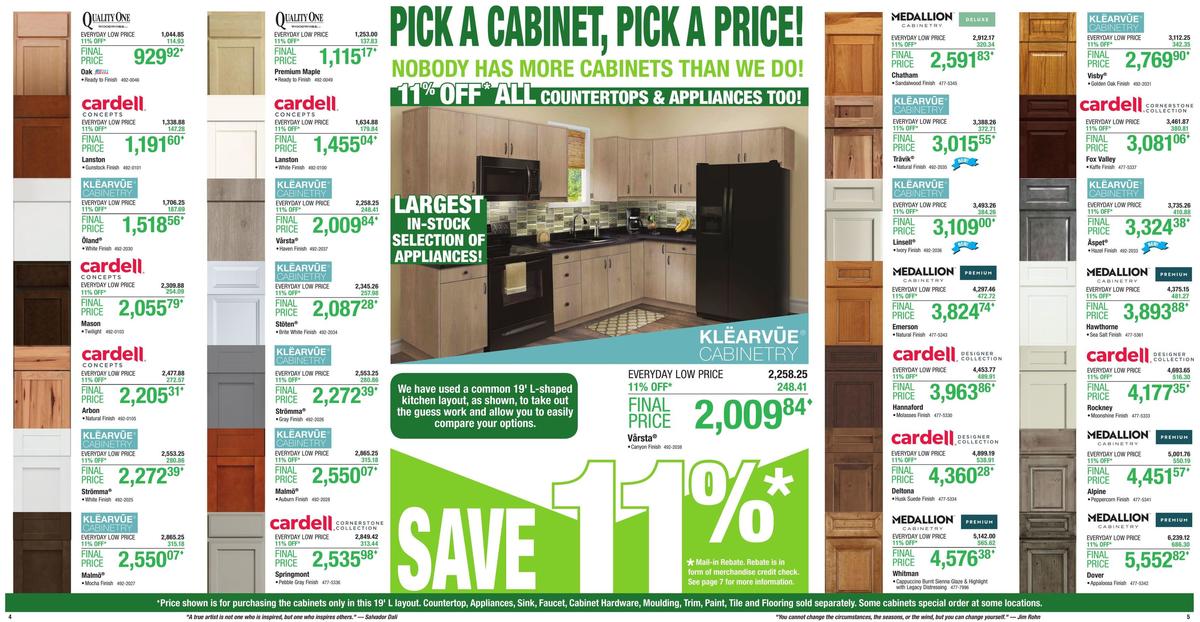 Menards Weekly Ad from September 22