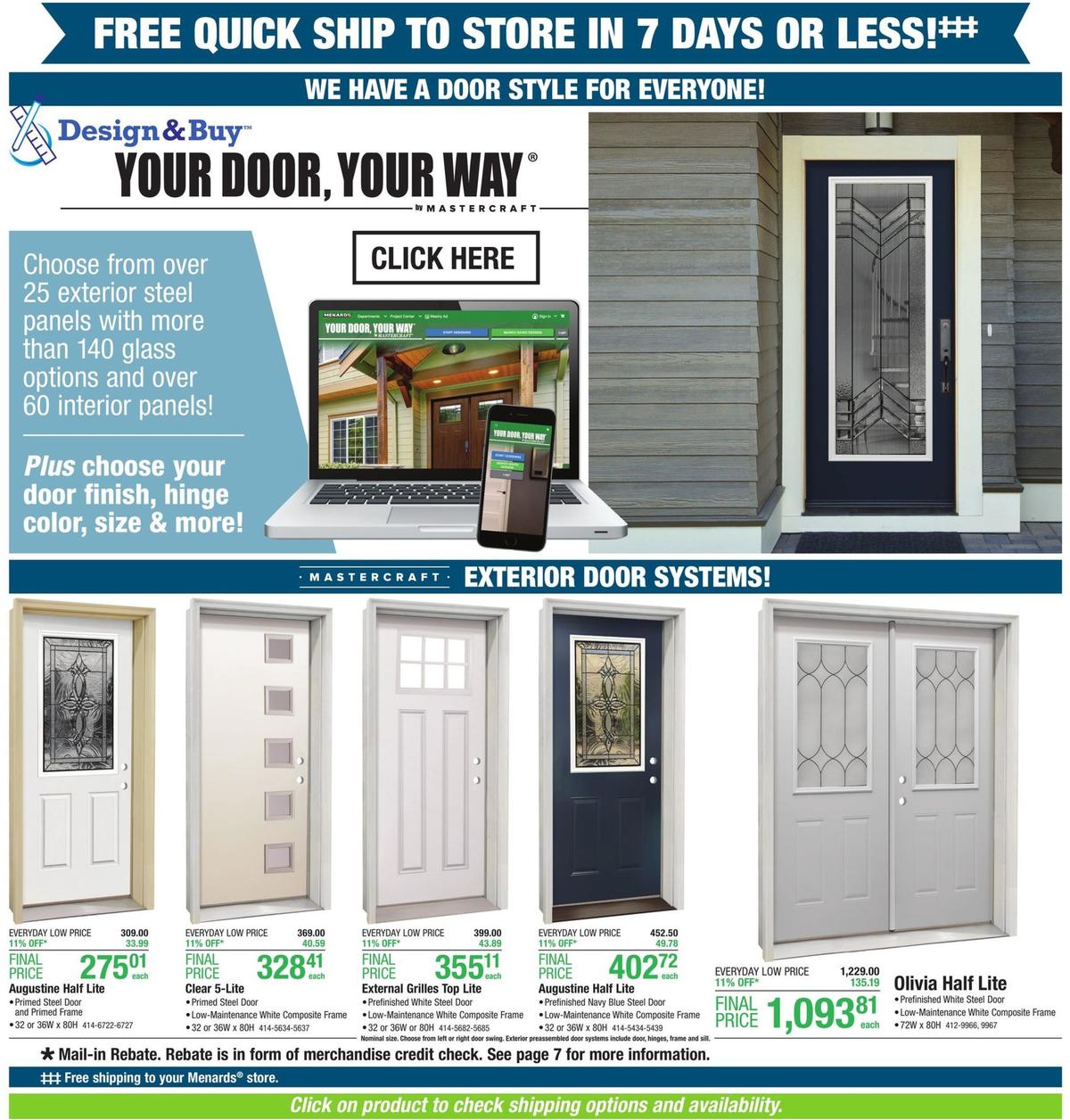 Menards Weekly Ad from October 13