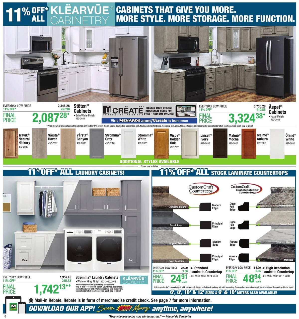 Menards Weekly Ad from October 13