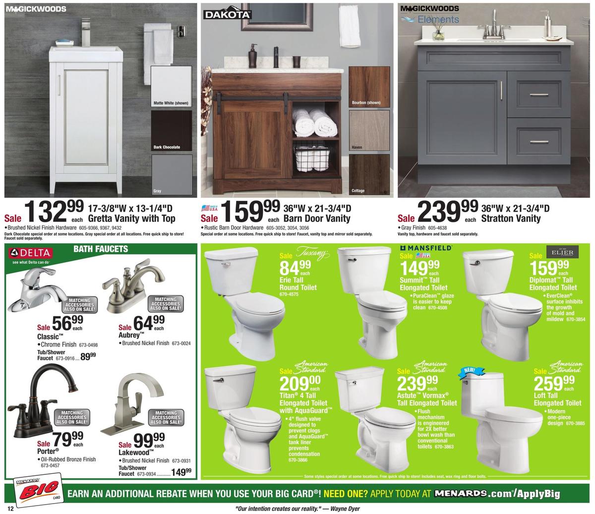 Menards Weekly Ad from October 27