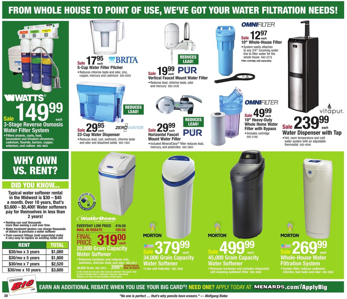 Menards Weekly Ad from October 27