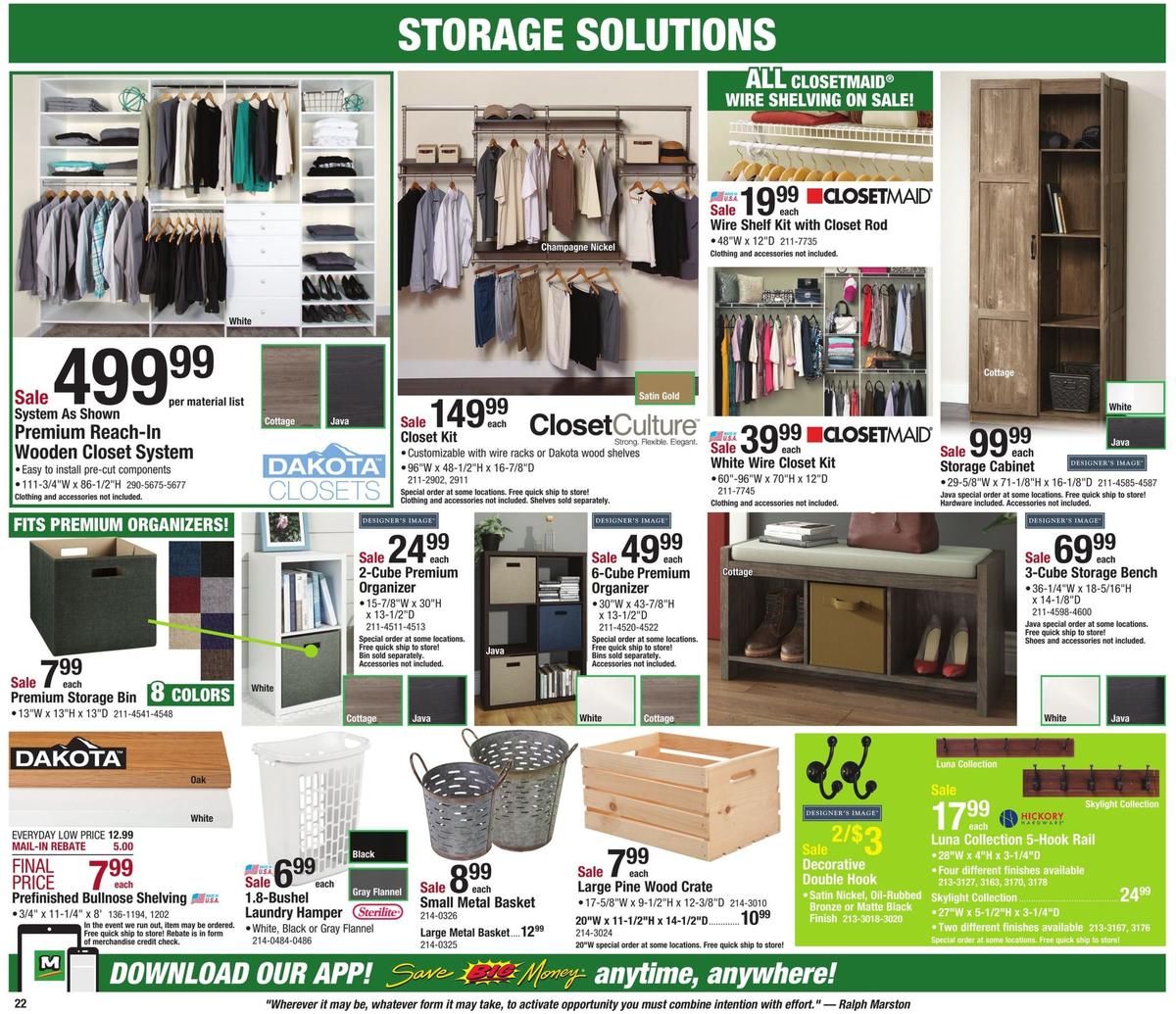 Menards Weekly Ad from October 27