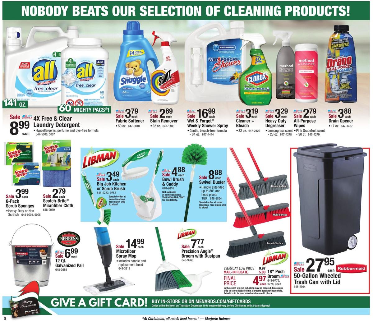 Menards Home For Christmas Sale Weekly Ad from December 15