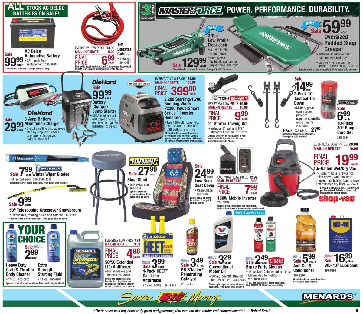 Menards Home For Christmas Sale Weekly Ad from December 15