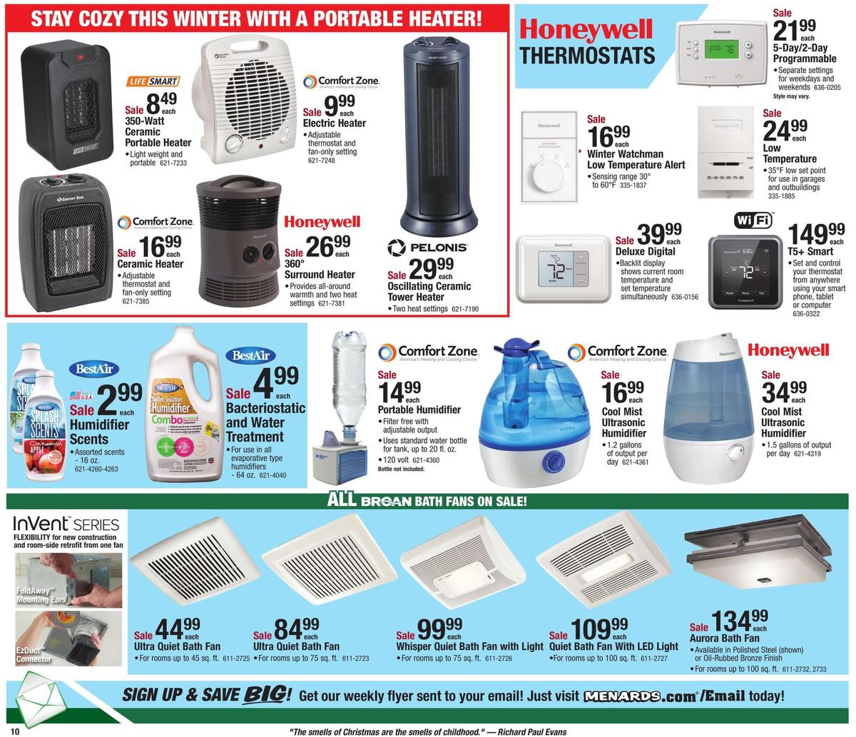 Menards Home For Christmas Sale Weekly Ad from December 15