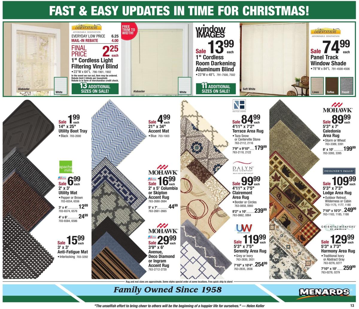 Menards Home For Christmas Sale Weekly Ad from December 15