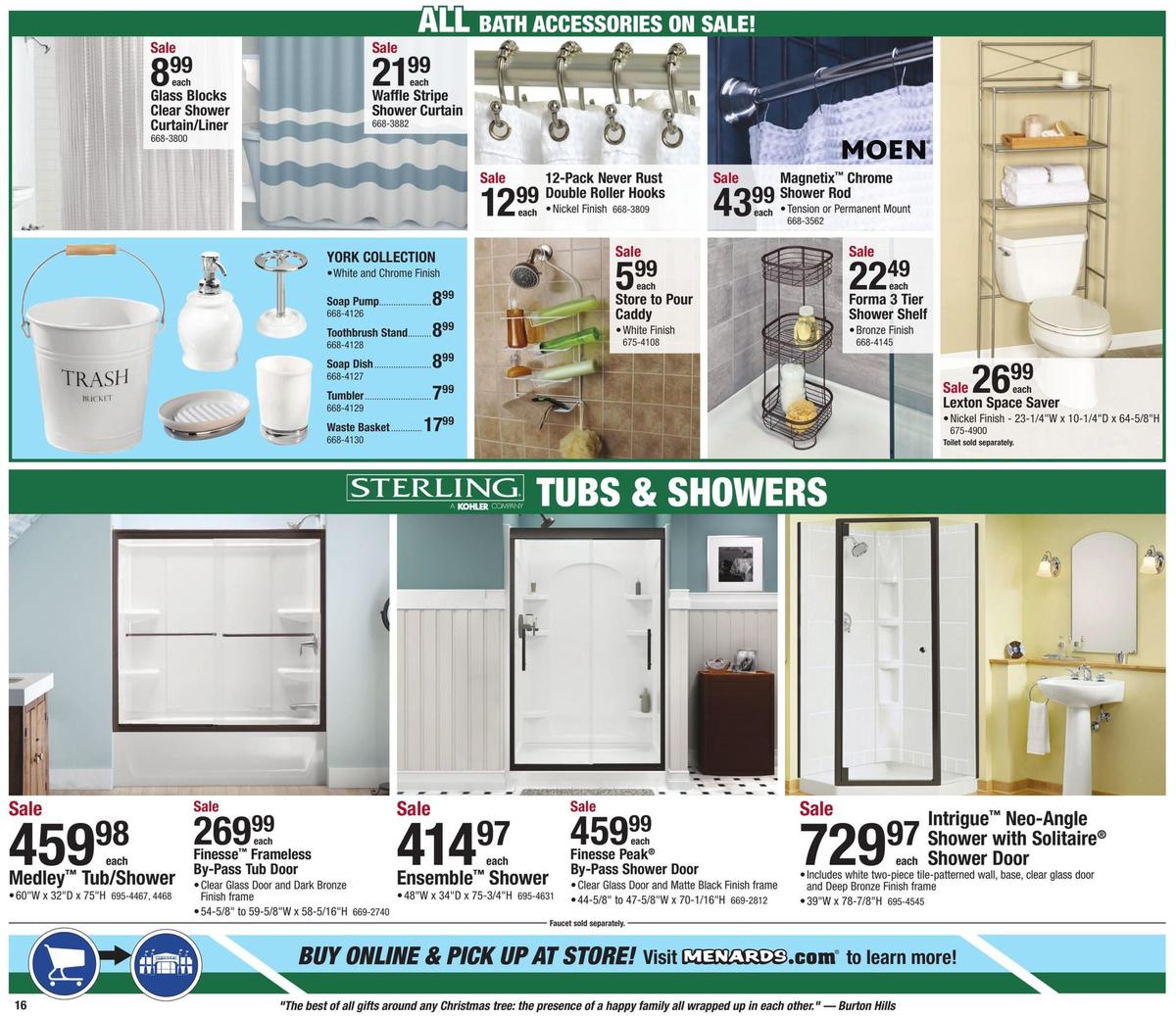 Menards Home For Christmas Sale Weekly Ad from December 15