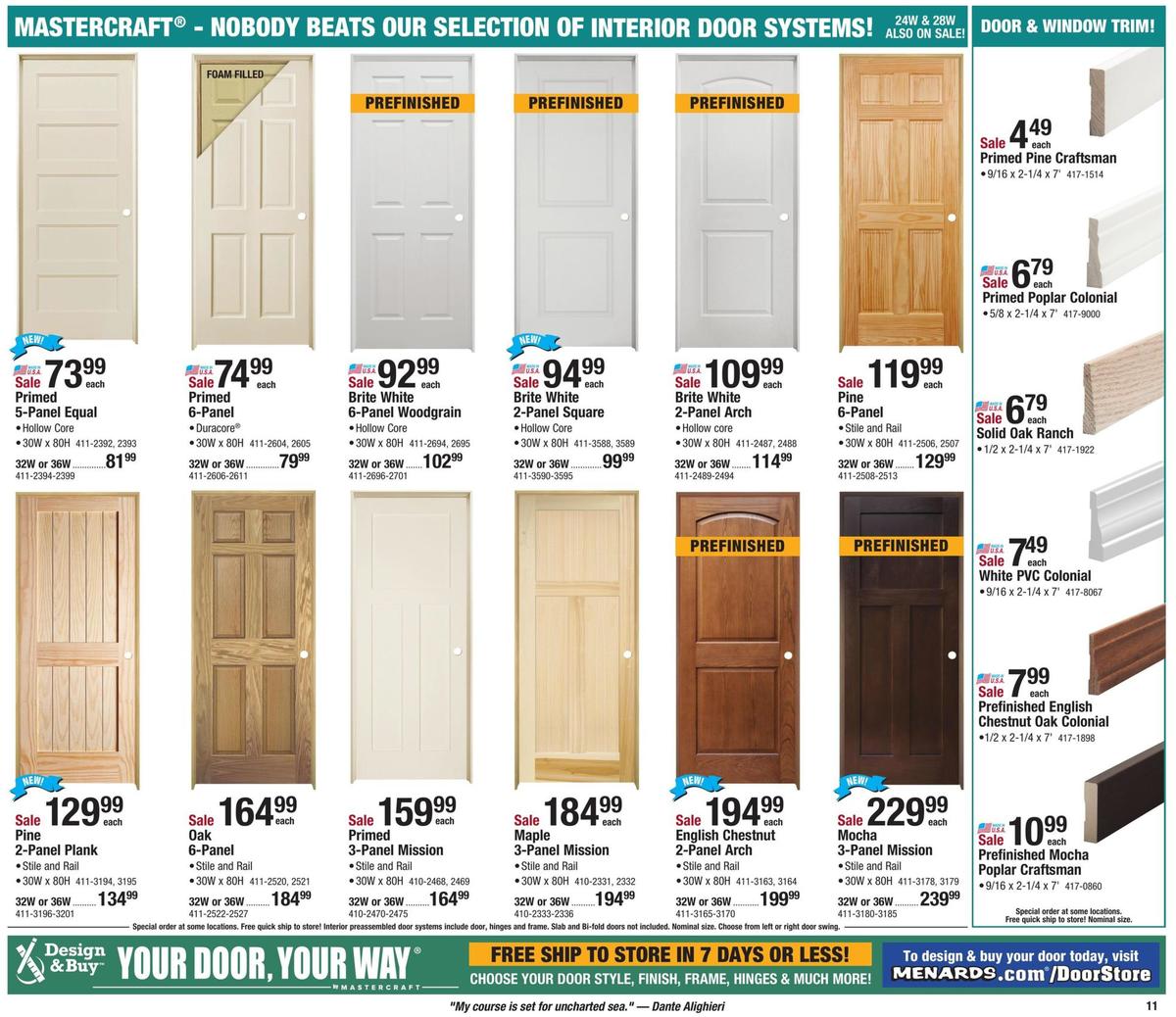 Menards Weekly Ad from January 12