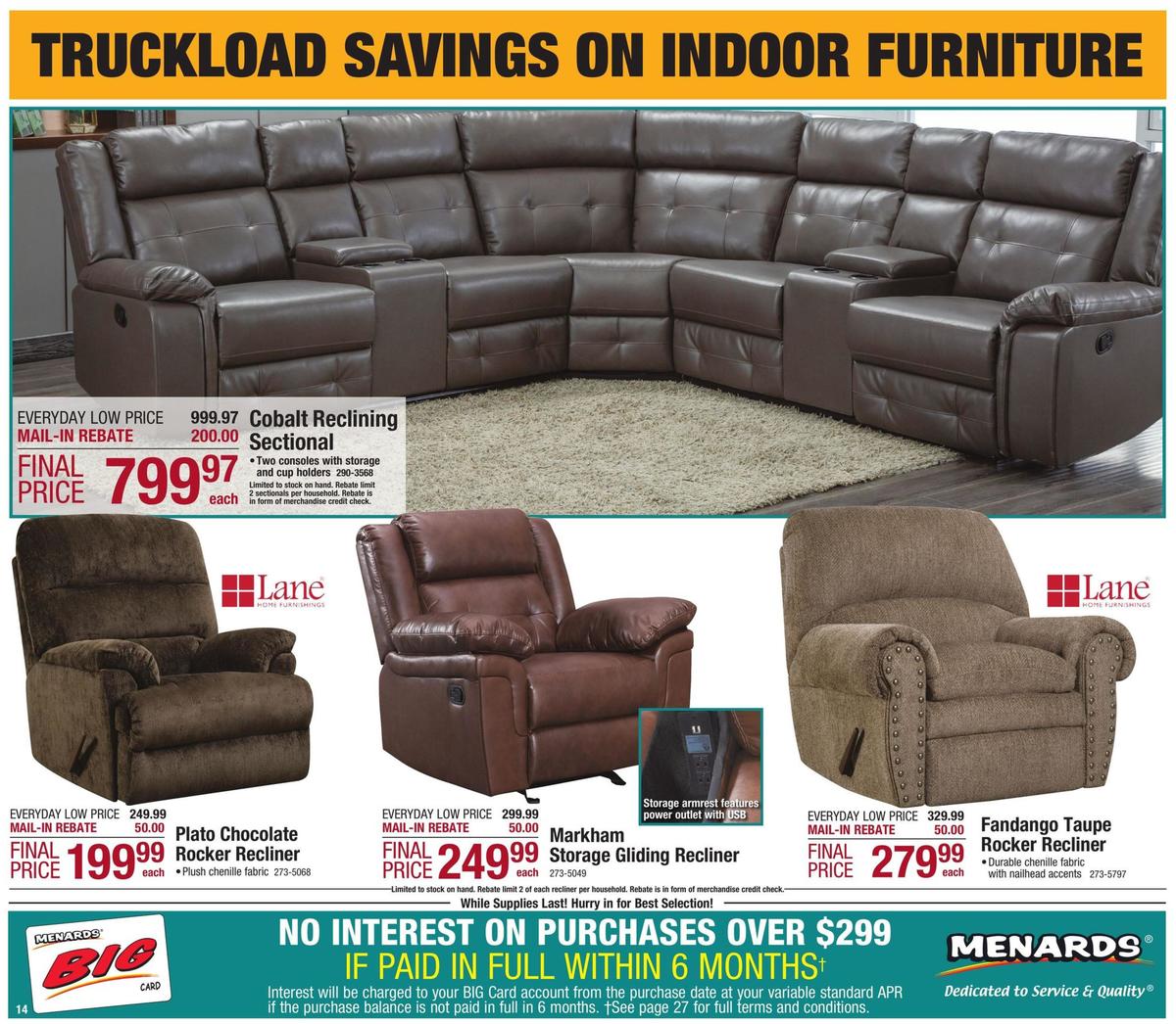 Menards Weekly Ad from January 12