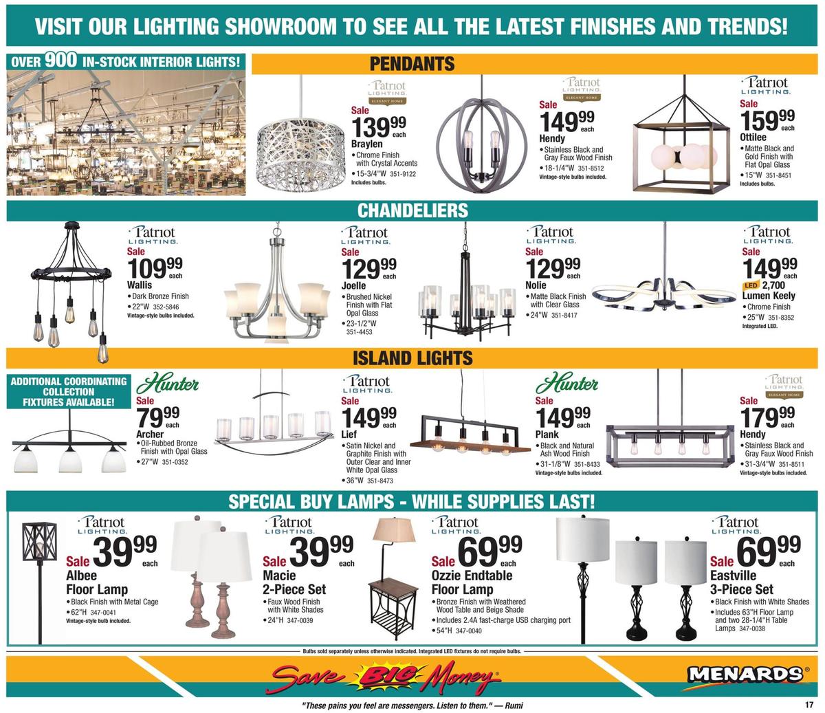 Menards Weekly Ad from January 12