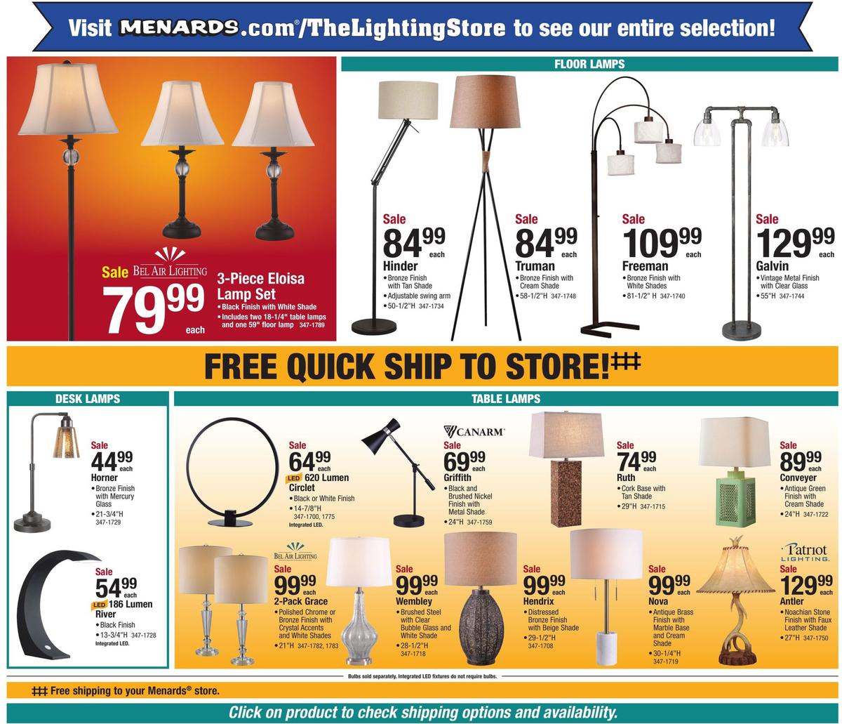 Menards Weekly Ad from January 12