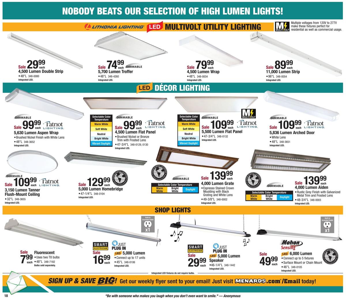 Menards Weekly Ad from January 12