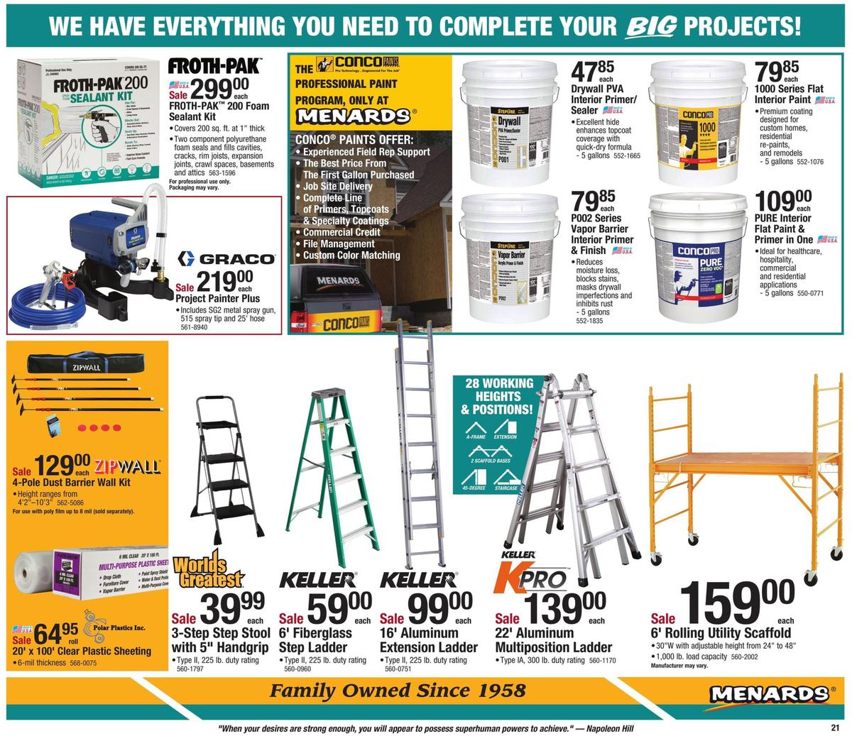 Menards Weekly Ad from January 12