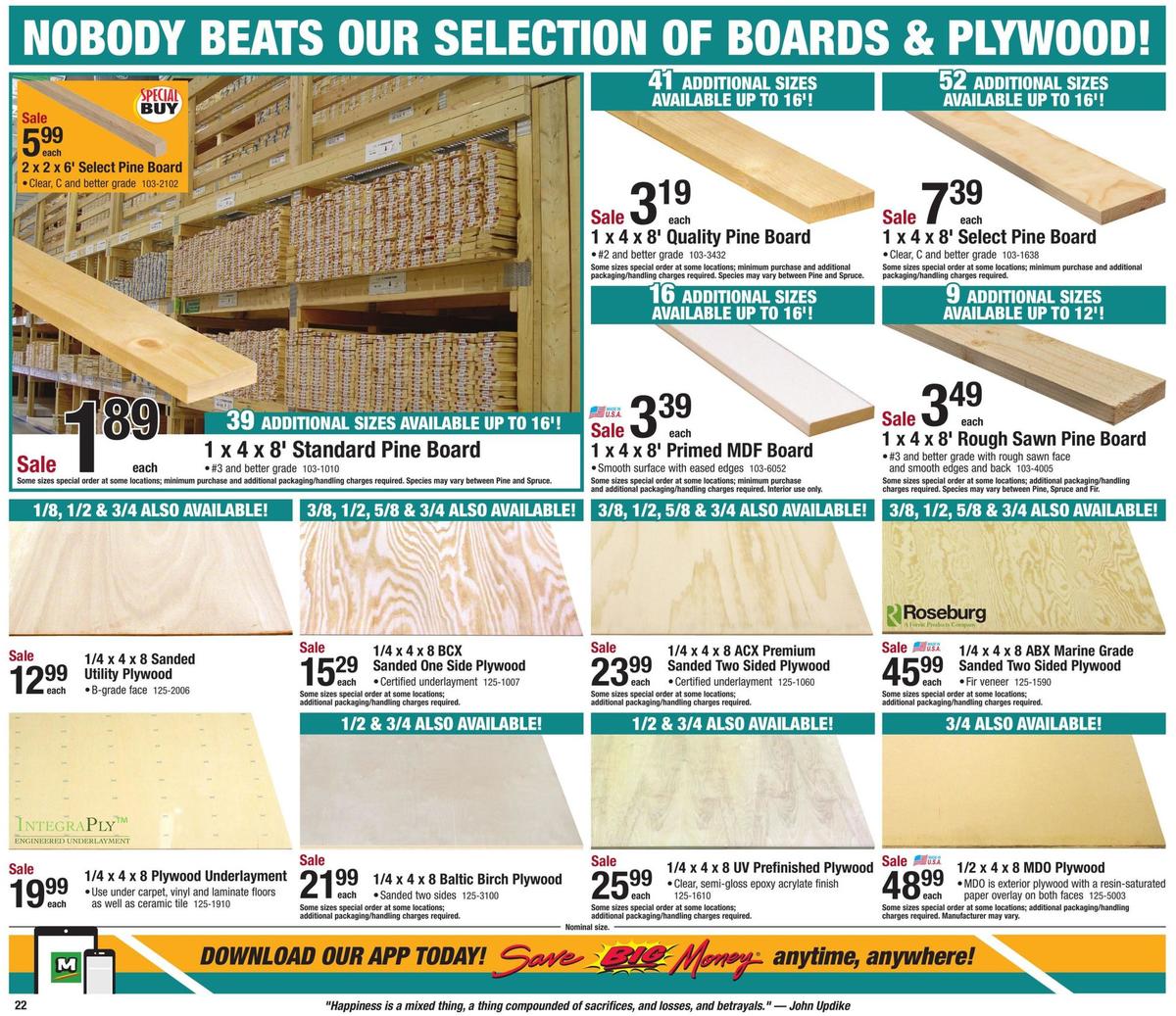 Menards Weekly Ad from January 12