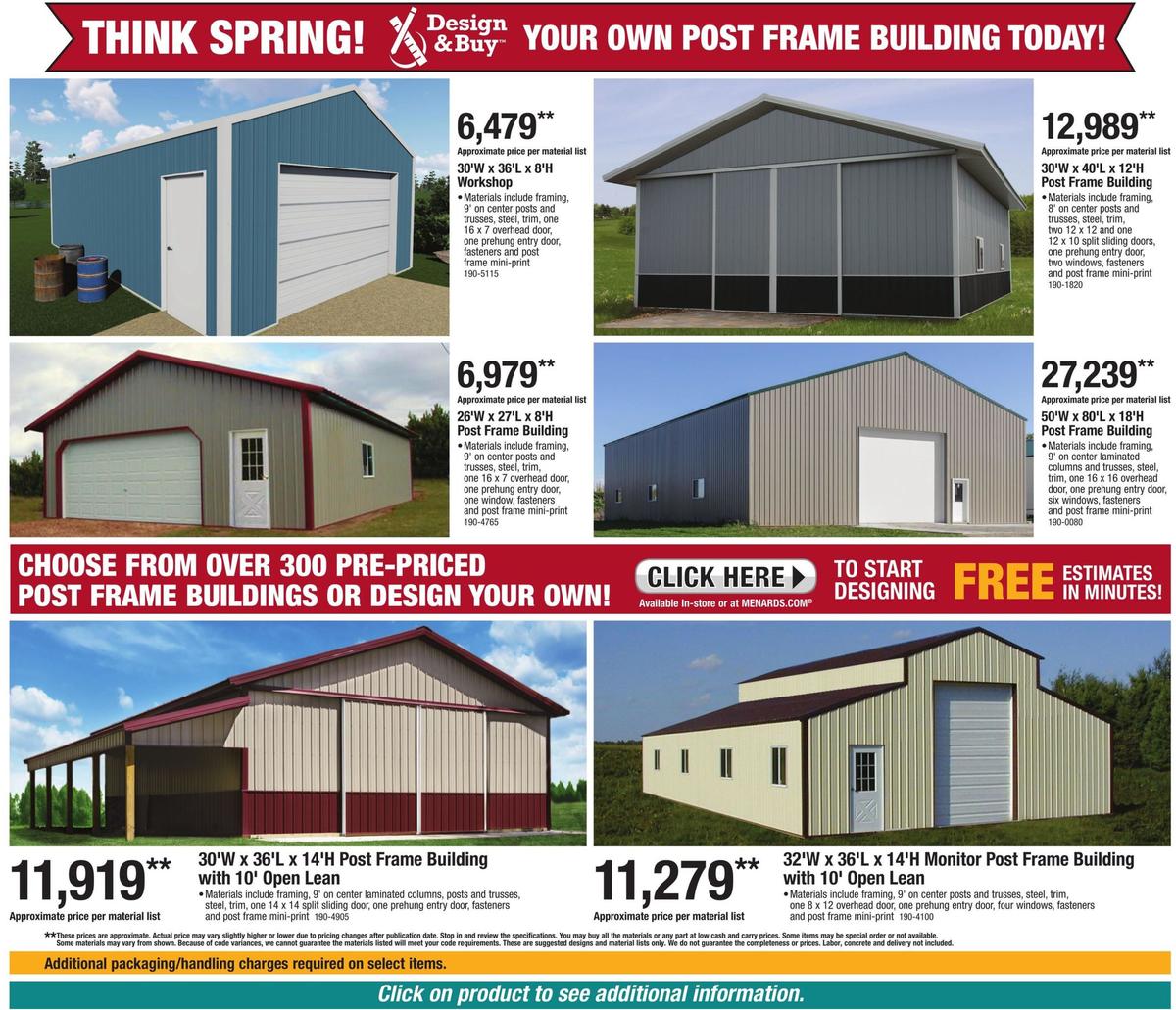 Menards Weekly Ad from January 12