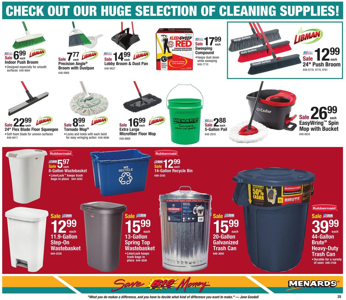 Menards Weekly Ad from January 12