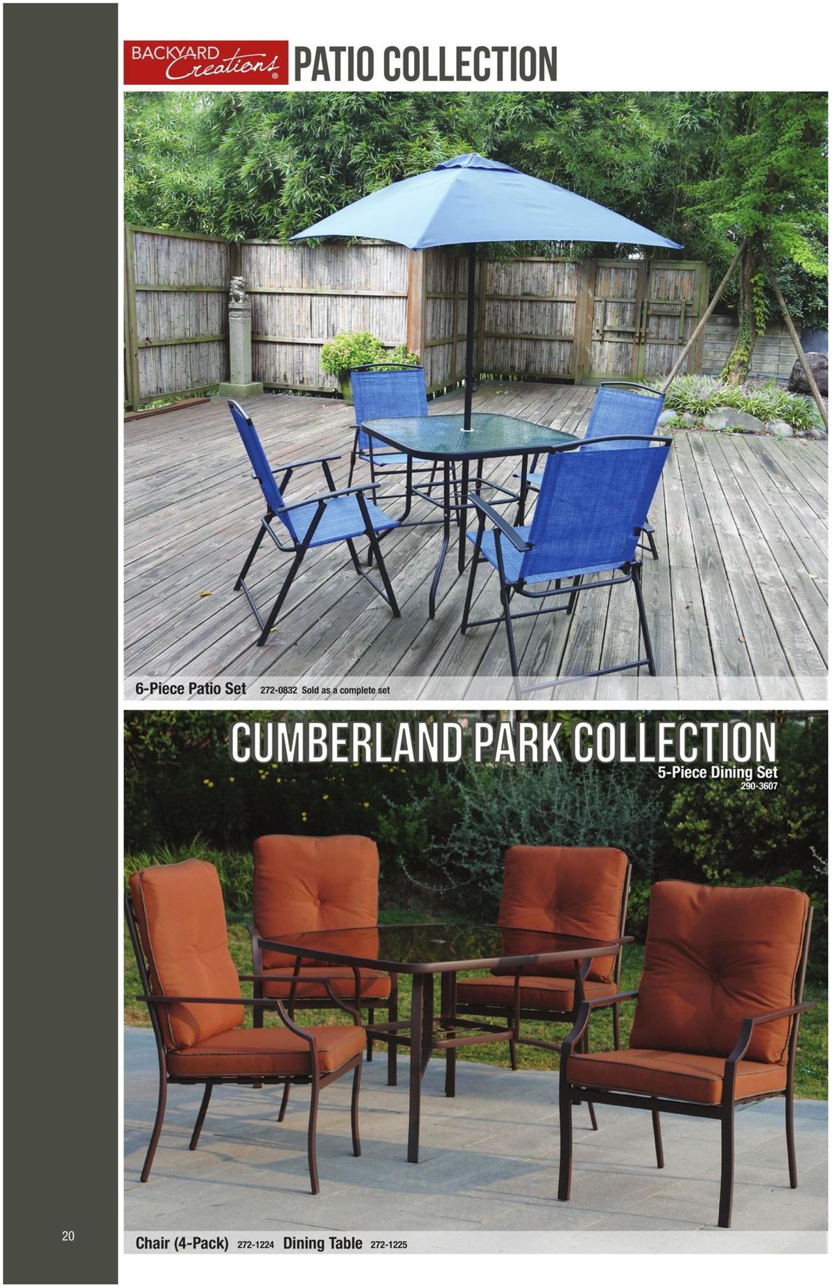 Menards Outdoor Living Catalog Weekly Ad from February 20