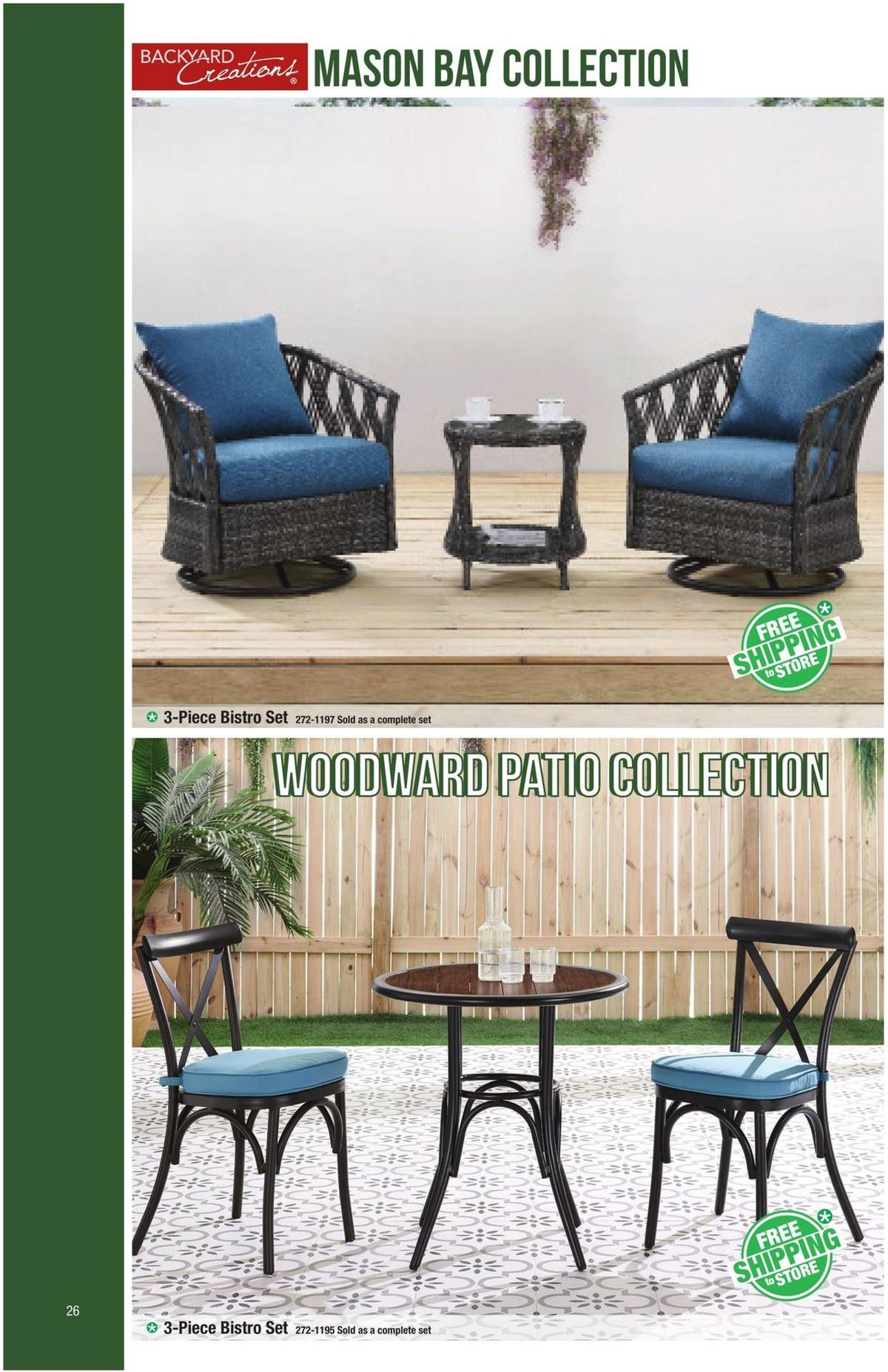 Menards Outdoor Living Catalog Weekly Ad from February 20