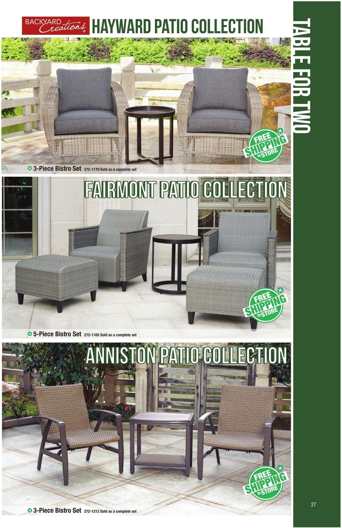 Menards Outdoor Living Catalog Weekly Ad from February 20