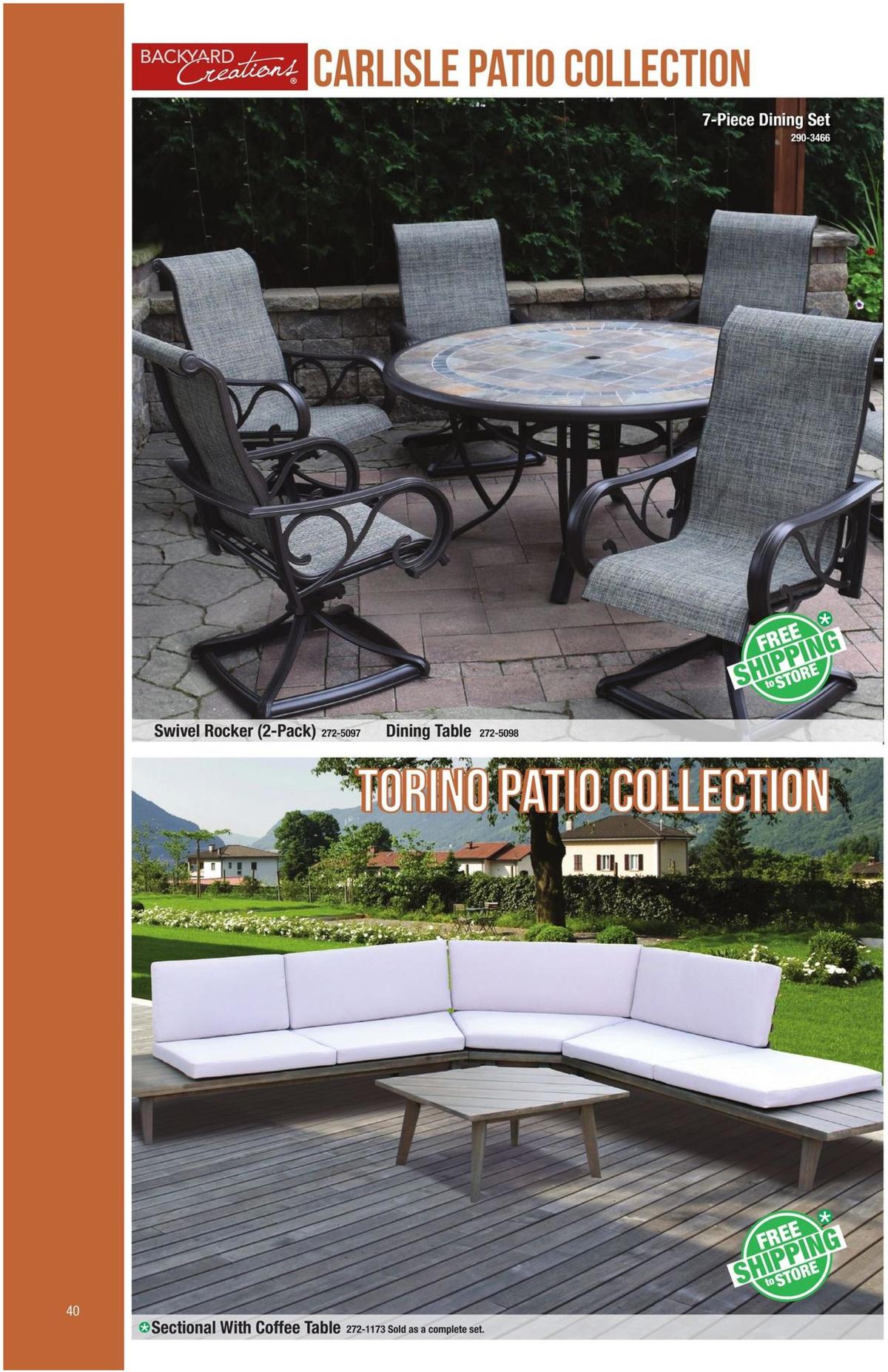 Menards Outdoor Living Catalog Weekly Ad from February 20