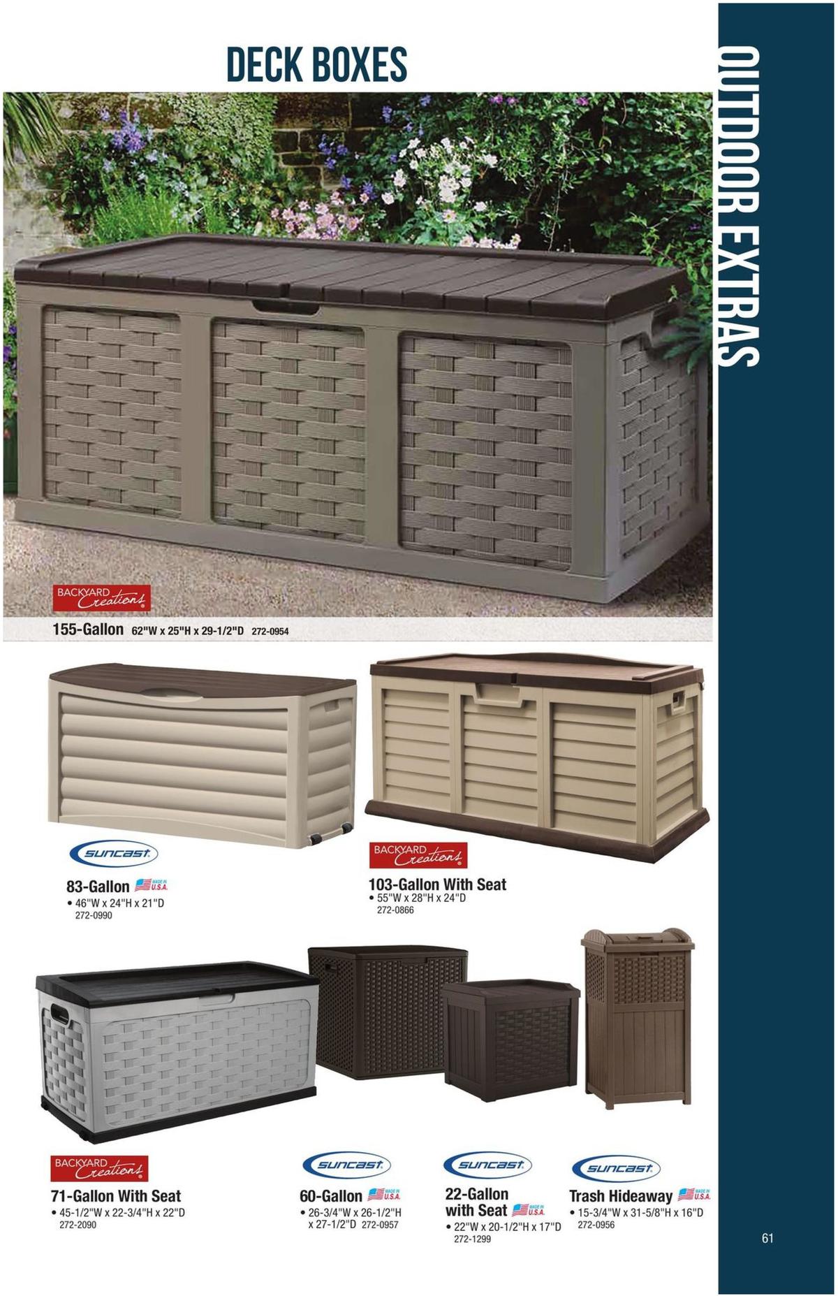 Menards Outdoor Living Catalog Weekly Ad from February 20