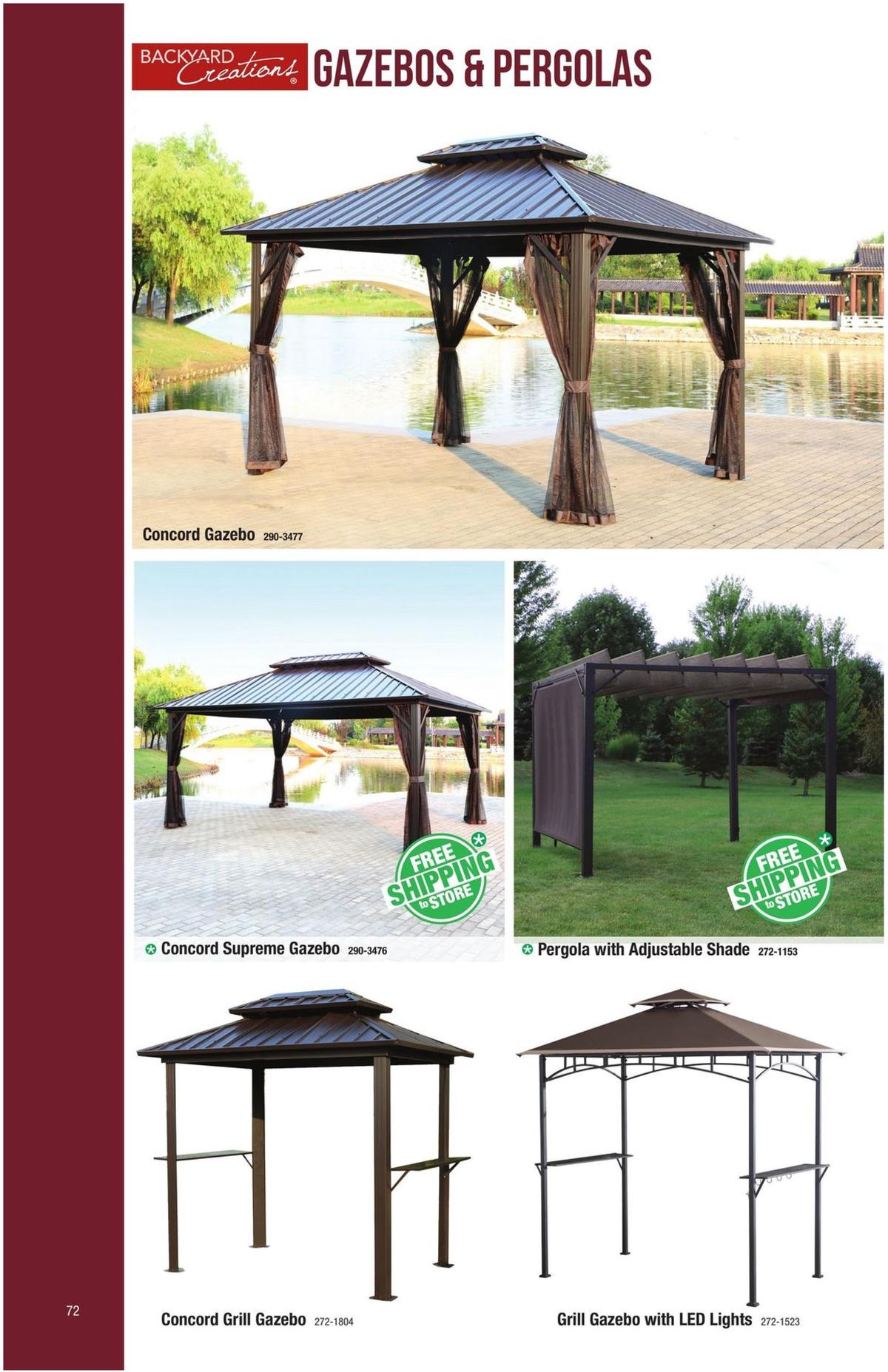 Menards Outdoor Living Catalog Weekly Ad from February 20