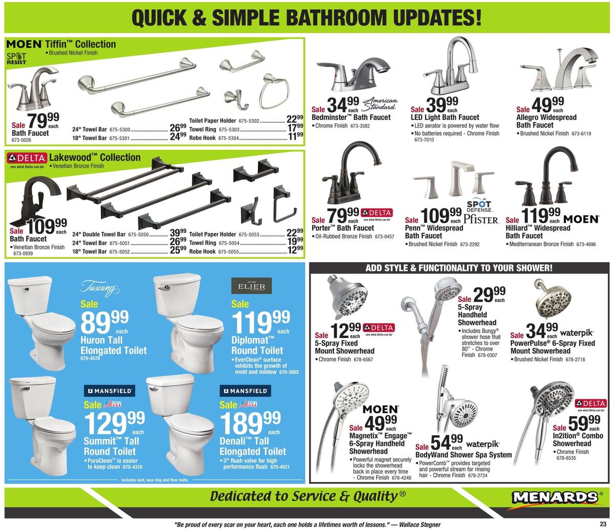 Menards Weekly Ad from March 8