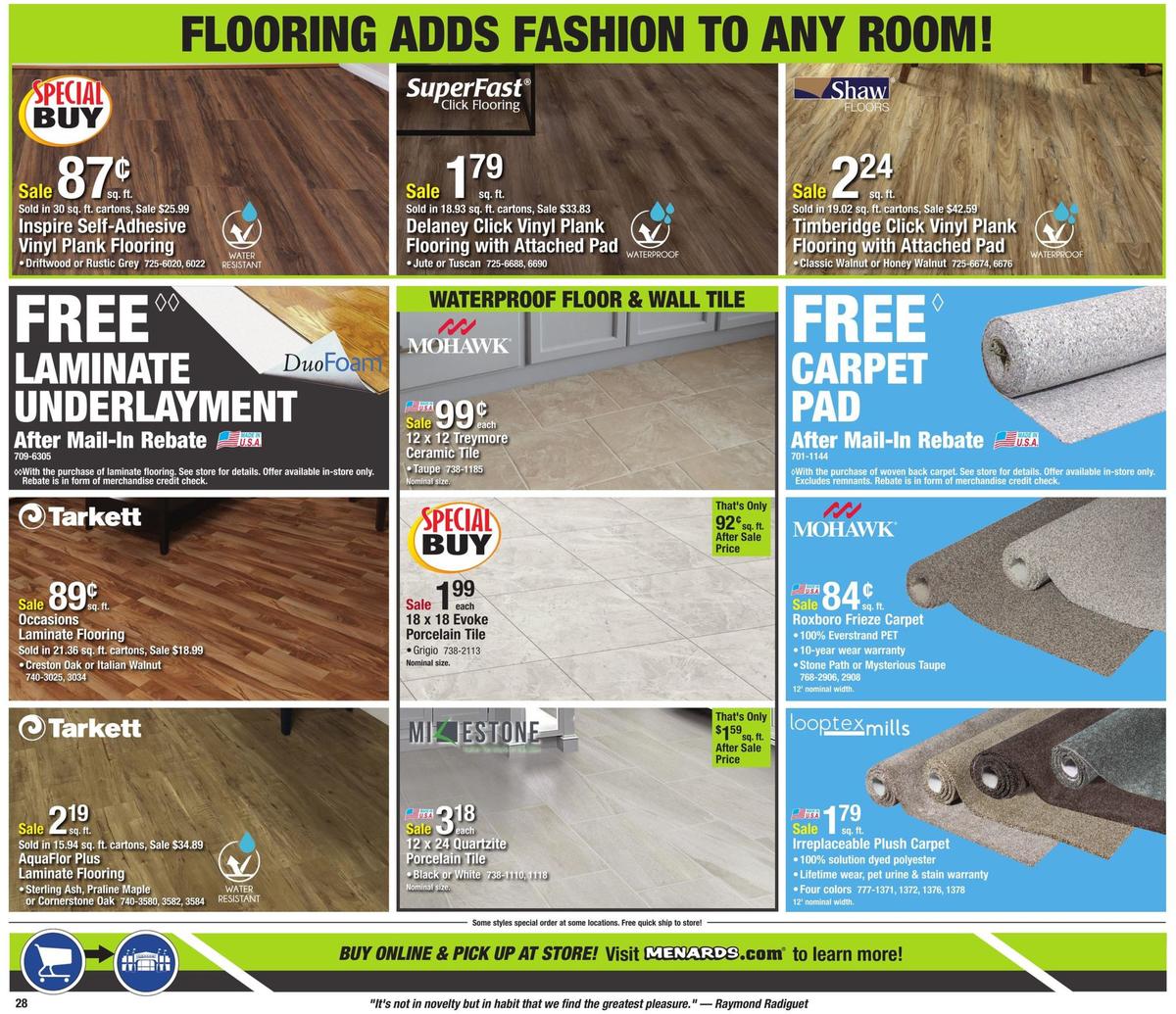 Menards Weekly Ad from March 8